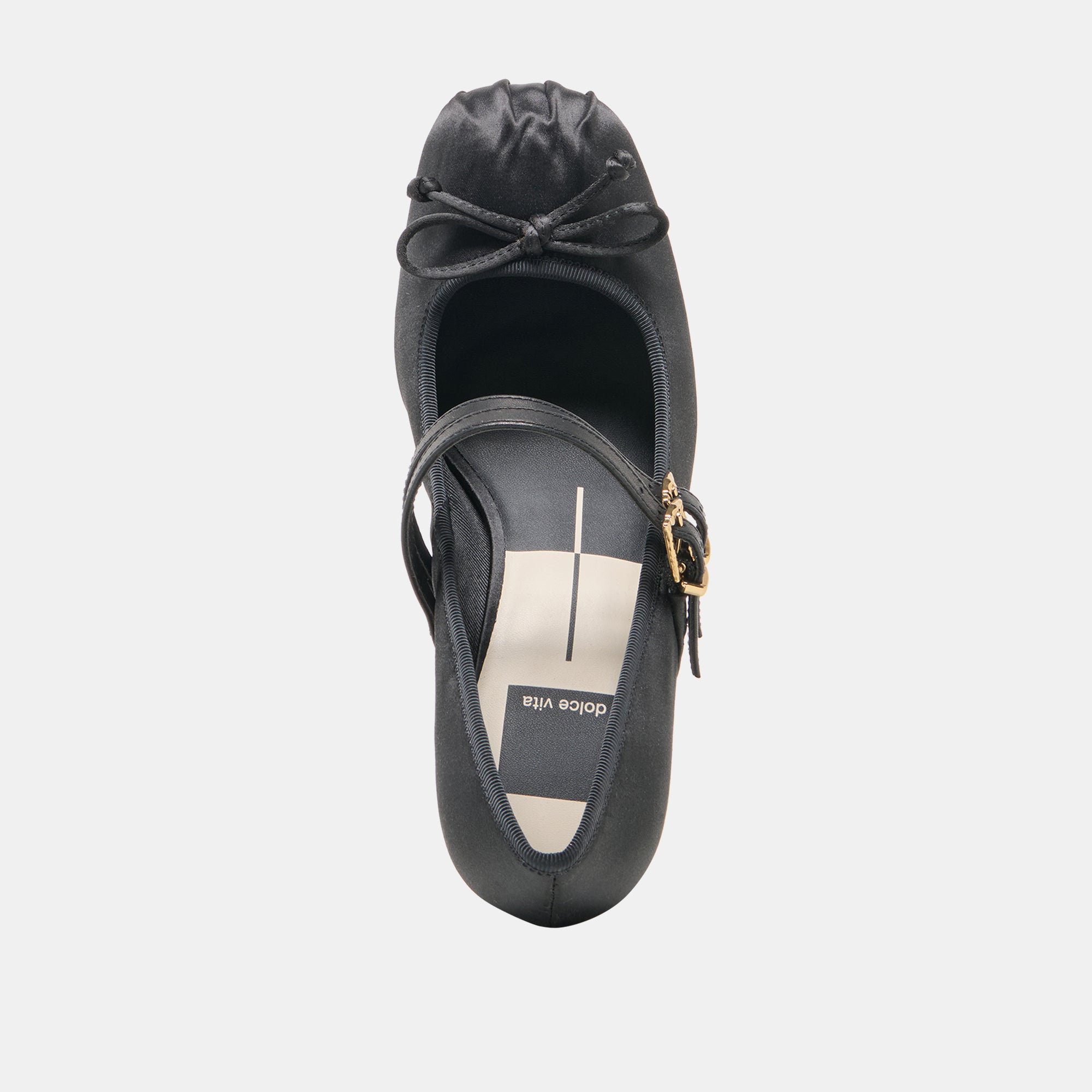 TIARAH HEELS ONYX SATIN - view 8