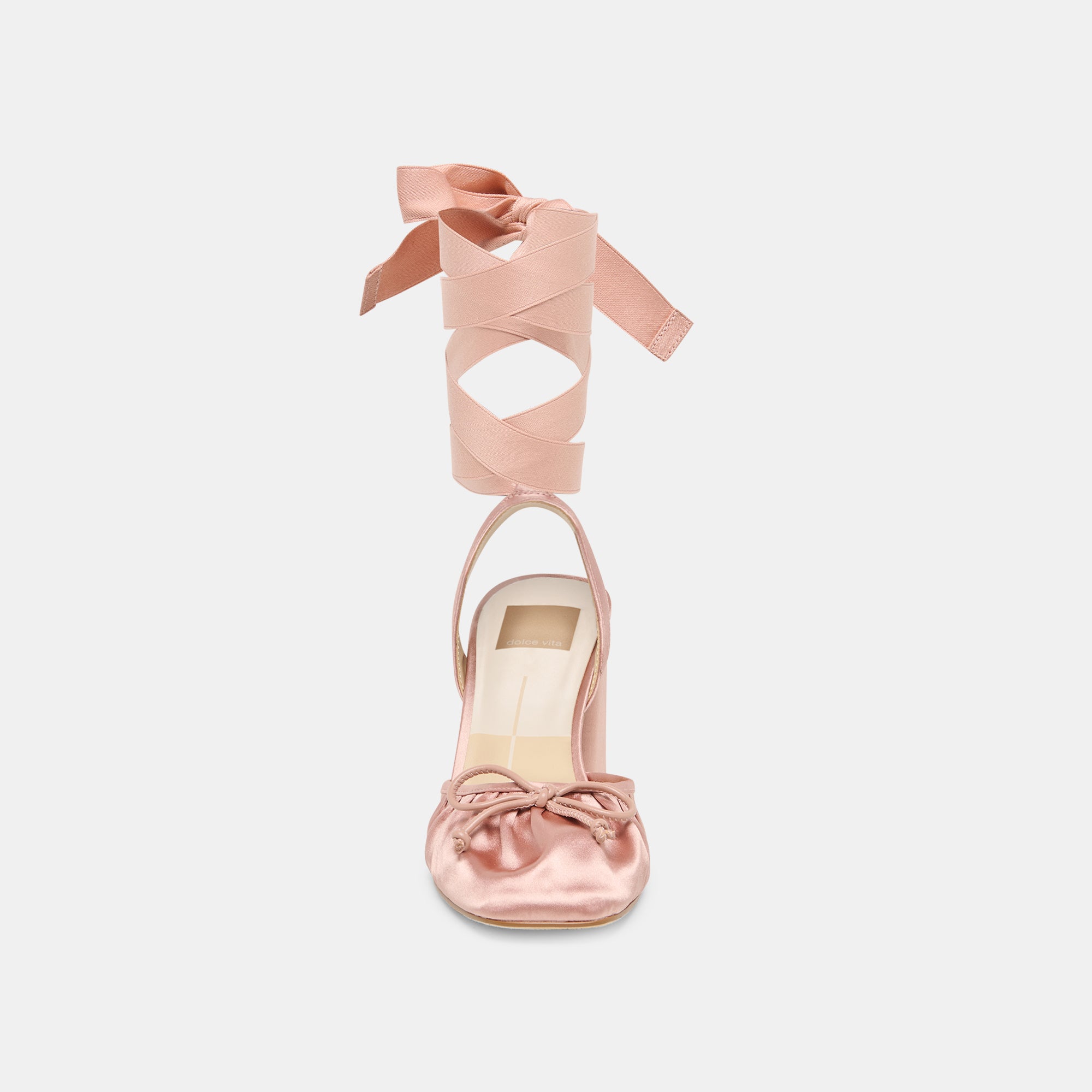 TISHA HEELS LT BLUSH SATIN
