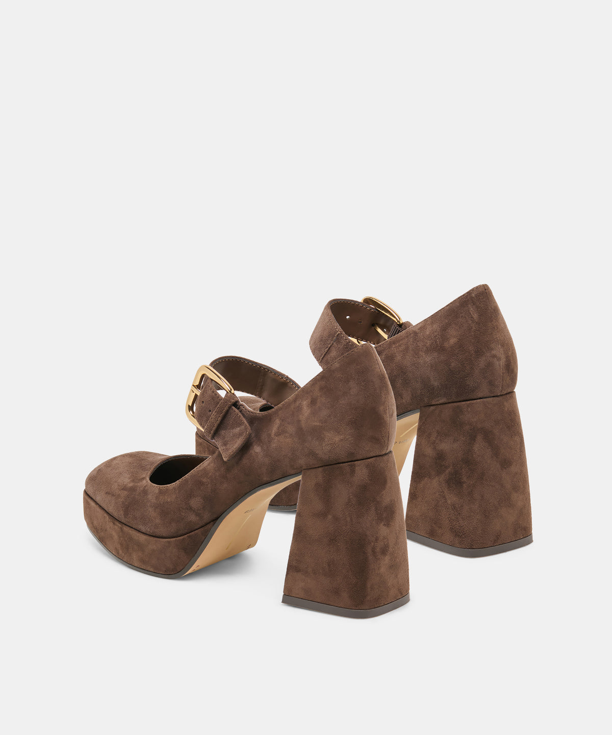 ULTRA HEELS DK BROWN SUEDE - view 4