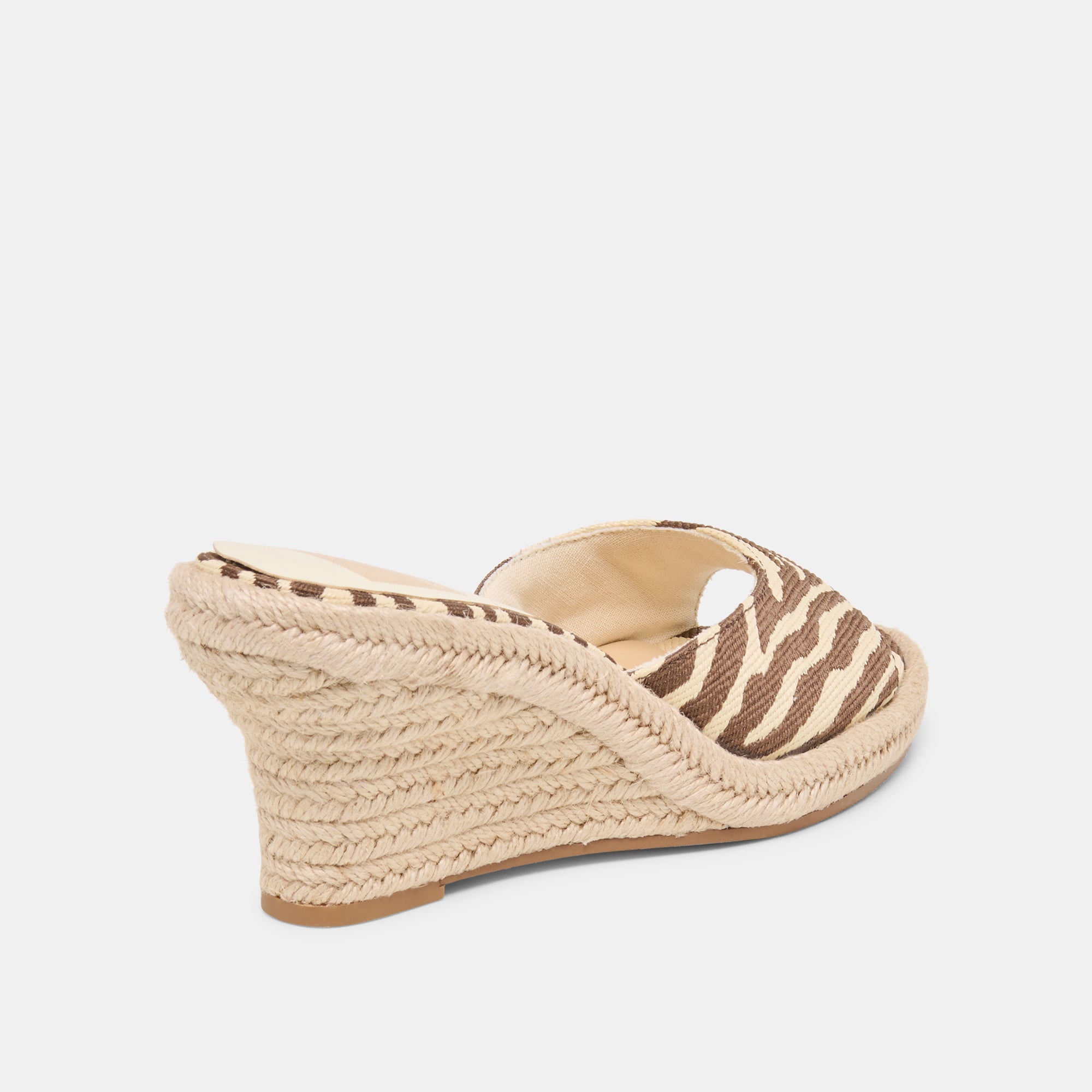 VAYA WEDGES BEIGE ZEBRA RAFFIA - view 3