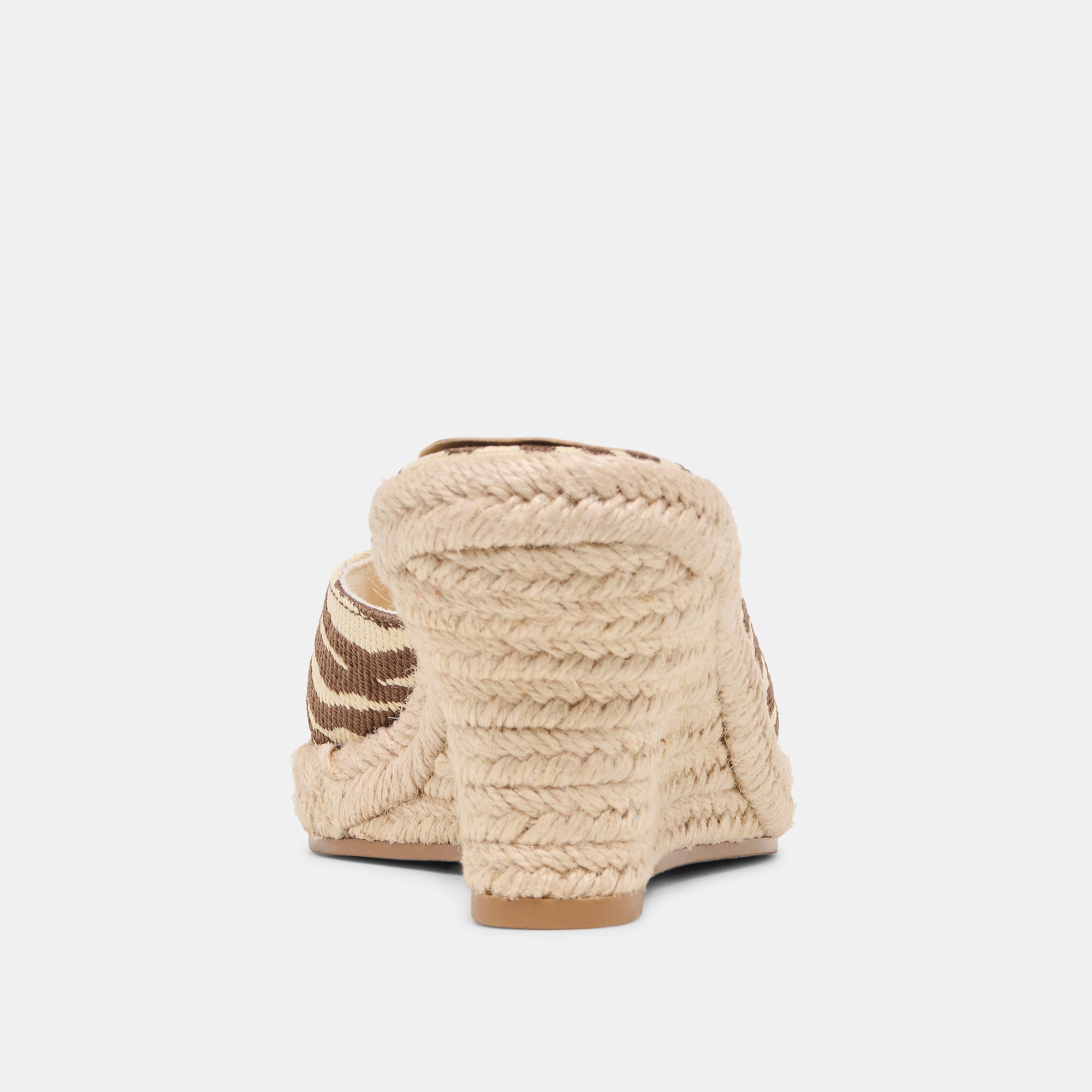 VAYA WEDGES BEIGE ZEBRA RAFFIA - view 7