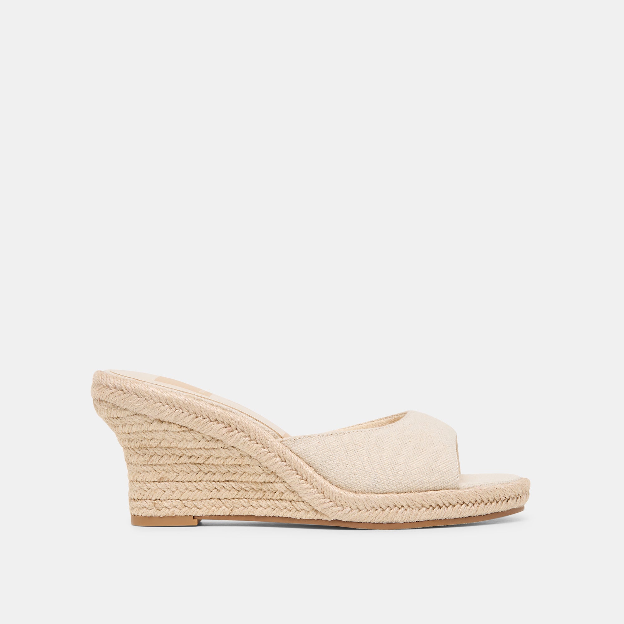 Vaya Ecru Linen Wedges | Dolce Vita
