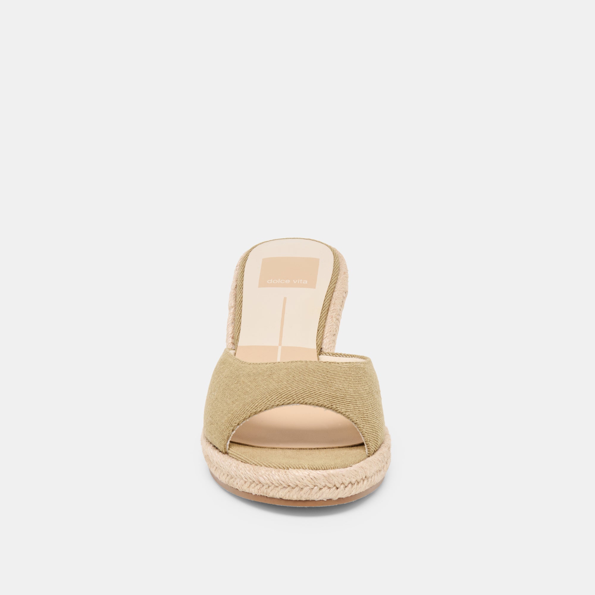 VAYA WEDGES KHAKI LINEN - view 6