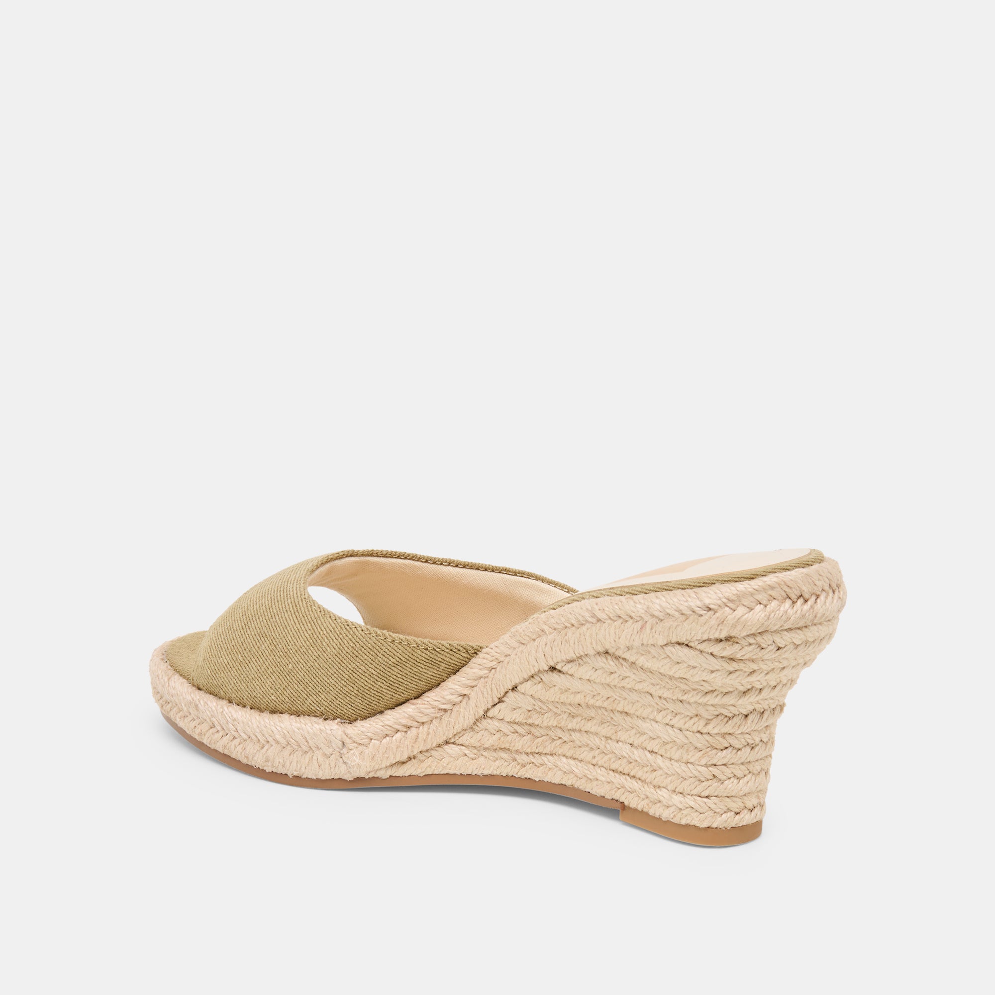 VAYA WEDGES KHAKI LINEN - view 5