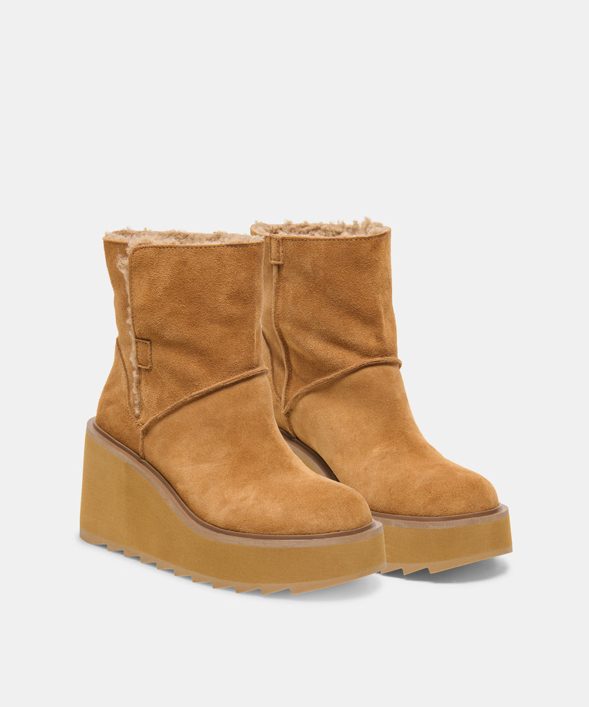 VIGGO BOOTS CHESTNUT SUEDE