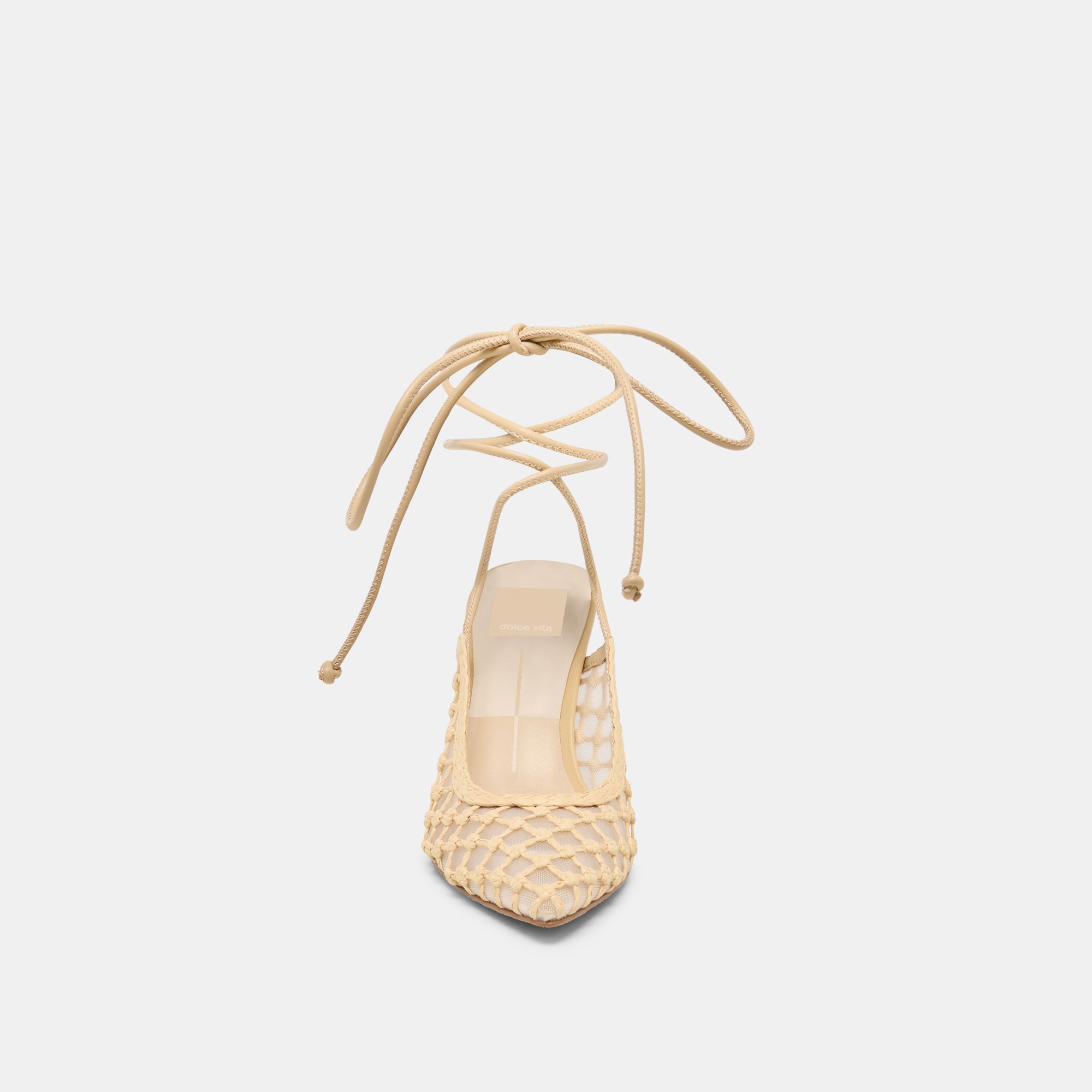 YAEL HEELS LT NATURAL WOVEN RAFFIA