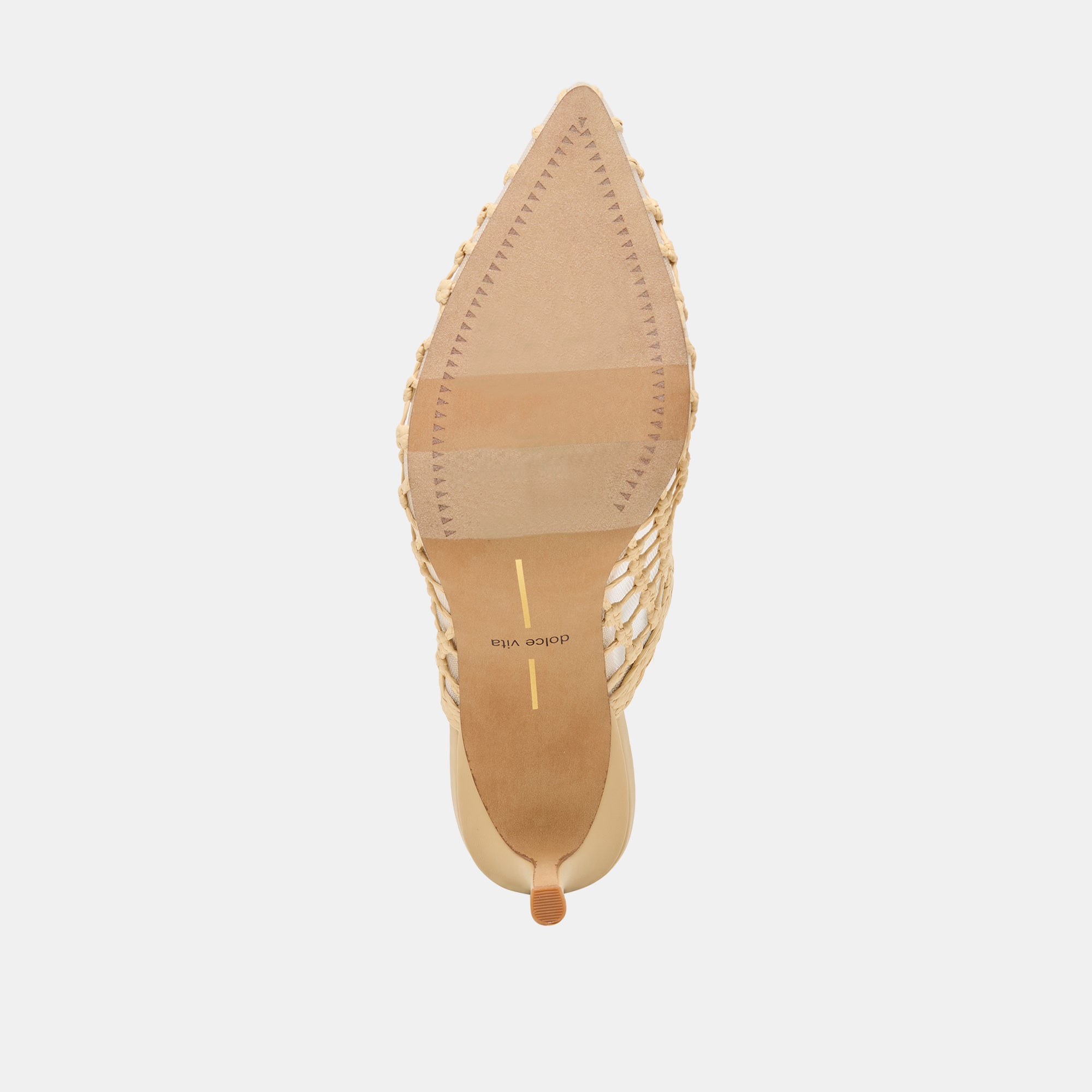 YAEL HEELS LT NATURAL WOVEN RAFFIA