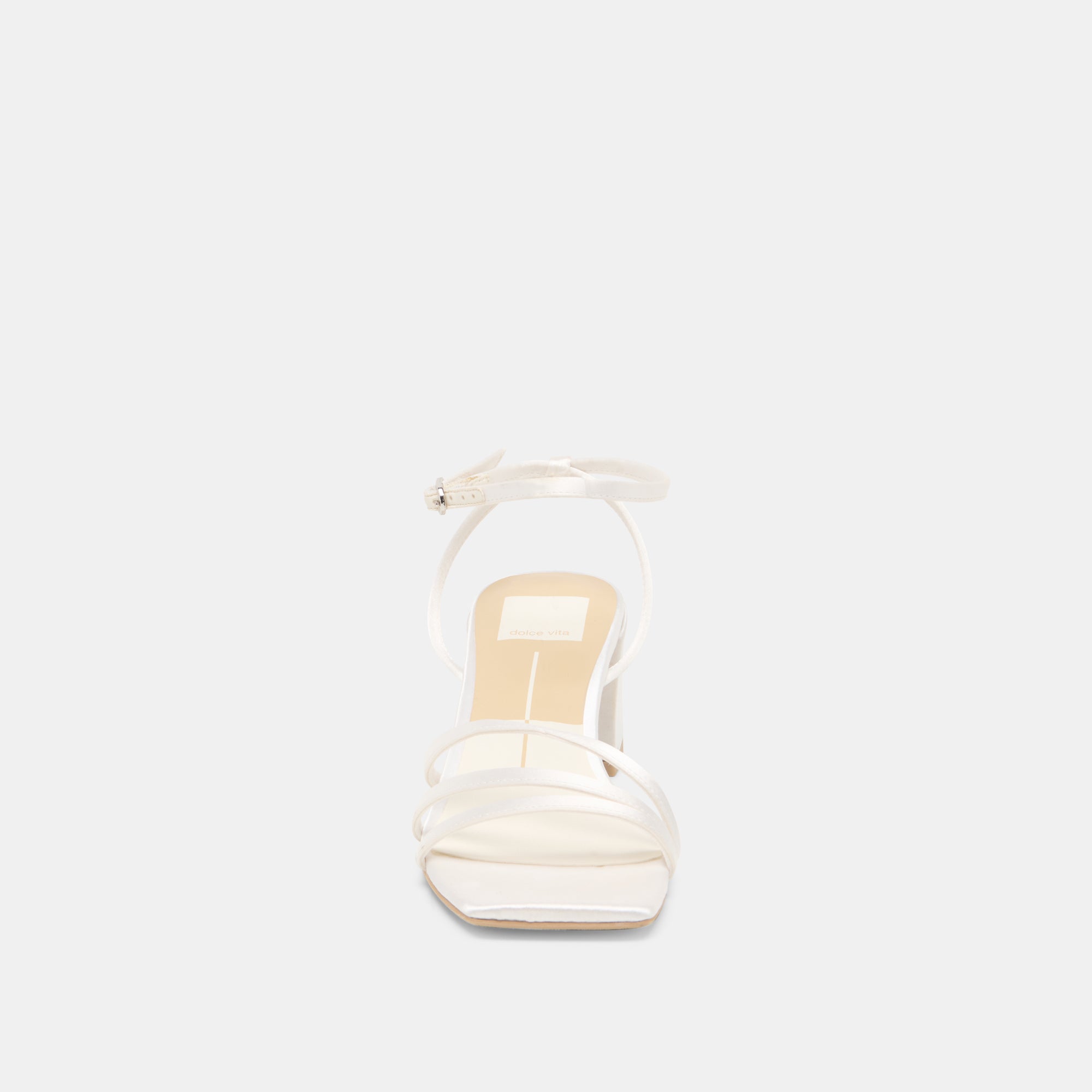 YSABEL HEELS TRUE WHITE SATIN