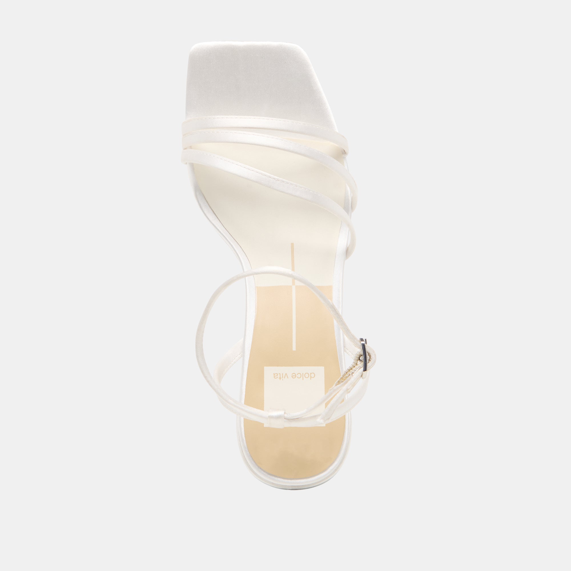 YSABEL HEELS TRUE WHITE SATIN