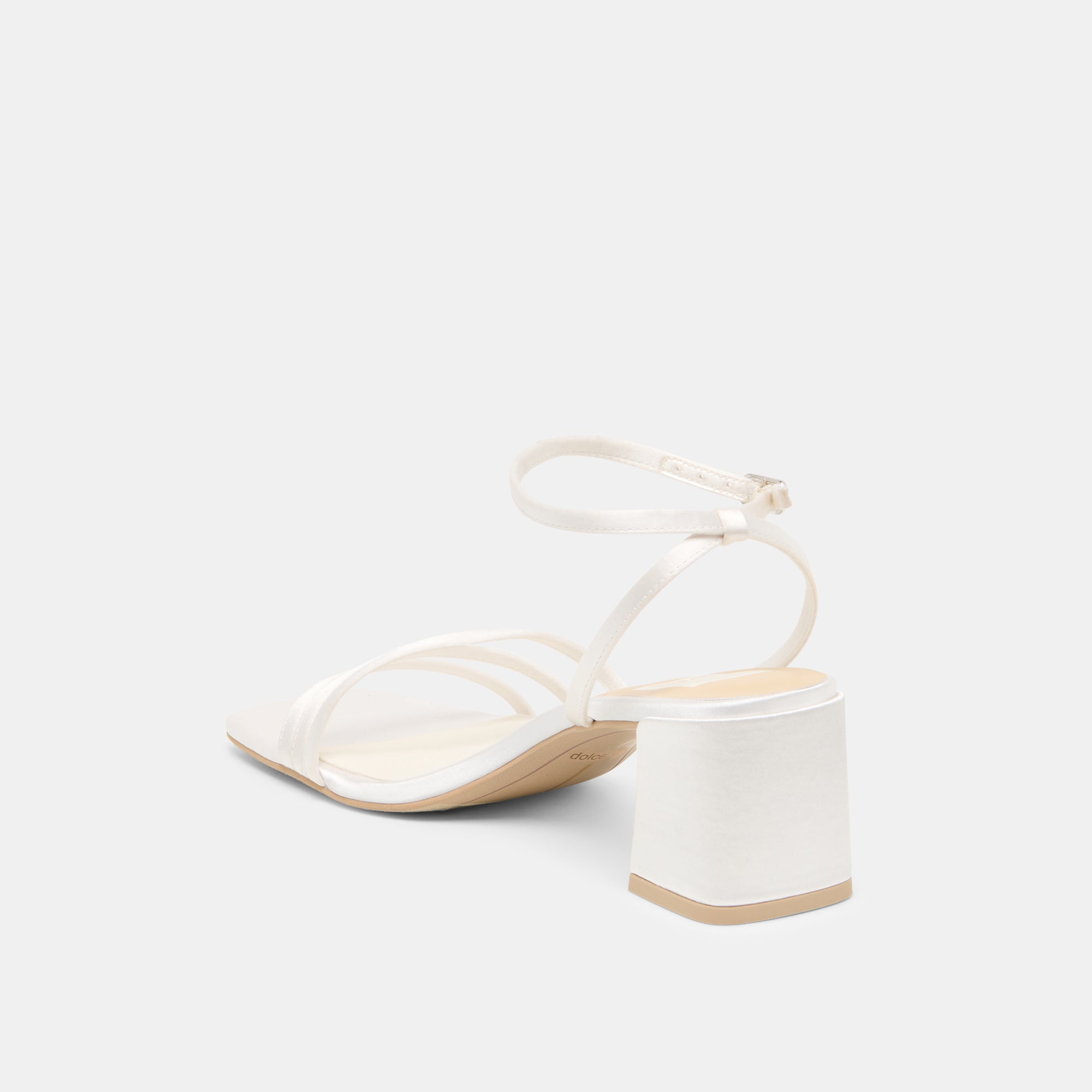 YSABEL HEELS TRUE WHITE SATIN