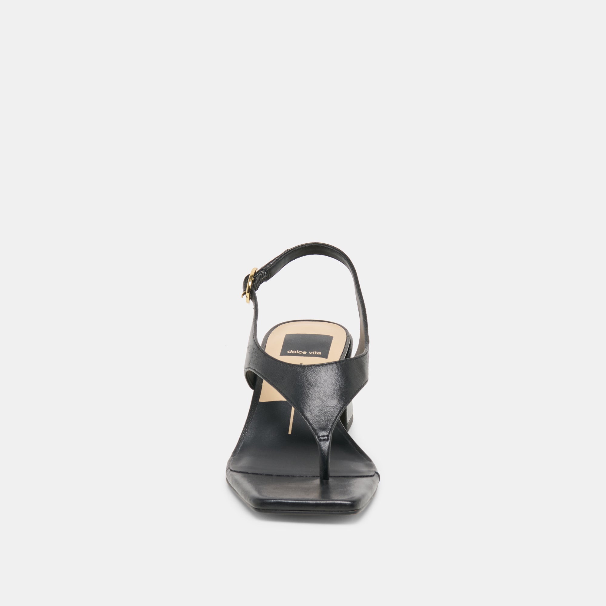 YVES HEELS BLACK LEATHER - view 6