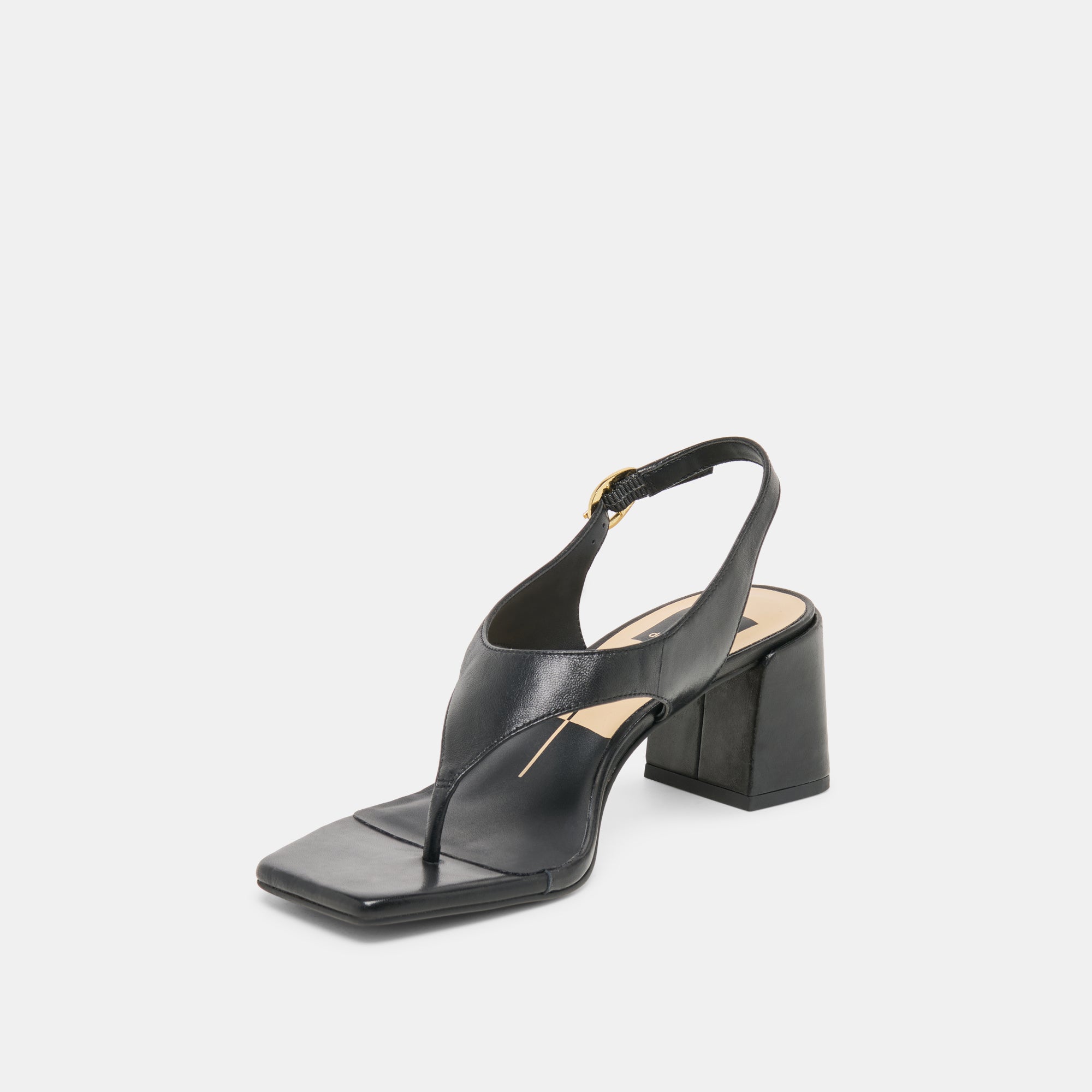 YVES HEELS BLACK LEATHER - view 4