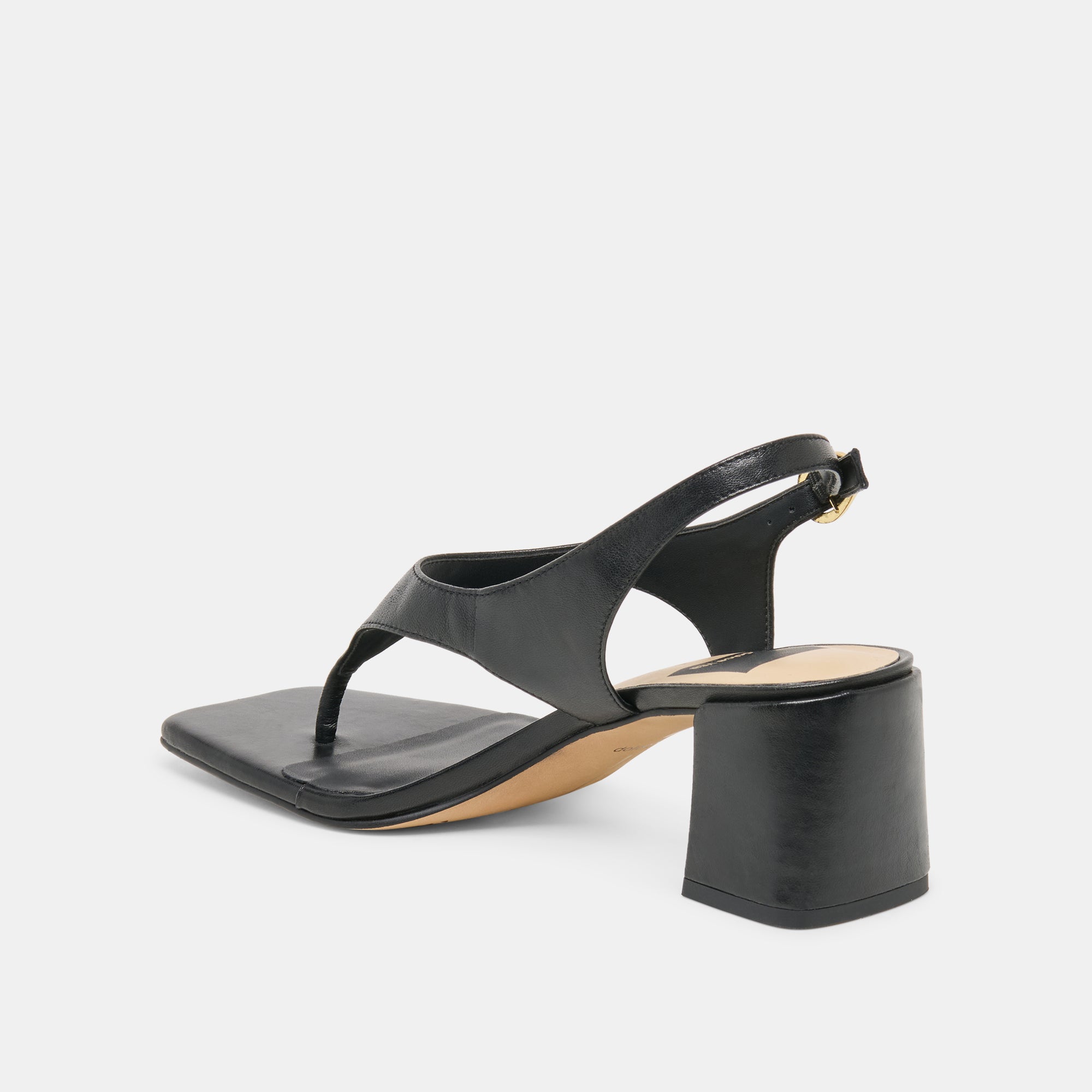 YVES HEELS BLACK LEATHER - view 5