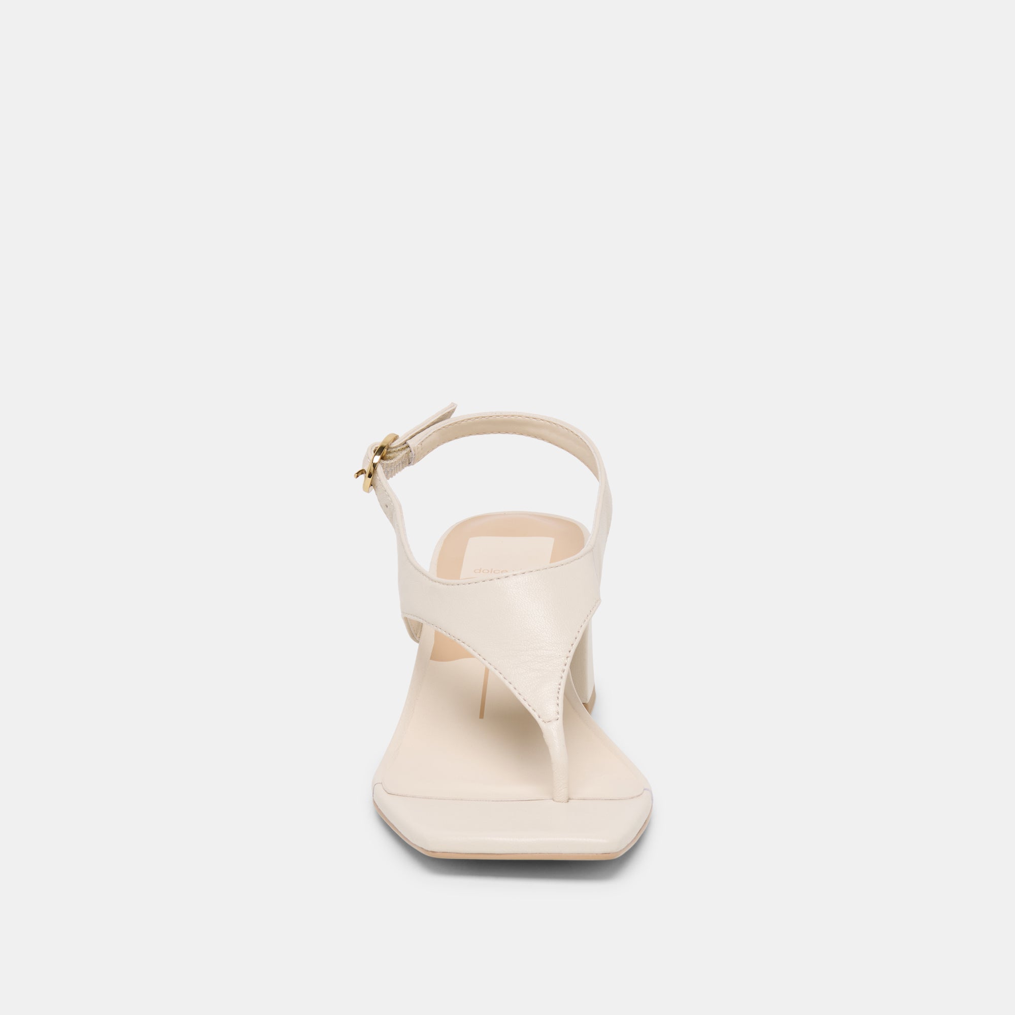 YVES HEELS IVORY LEATHER - view 6