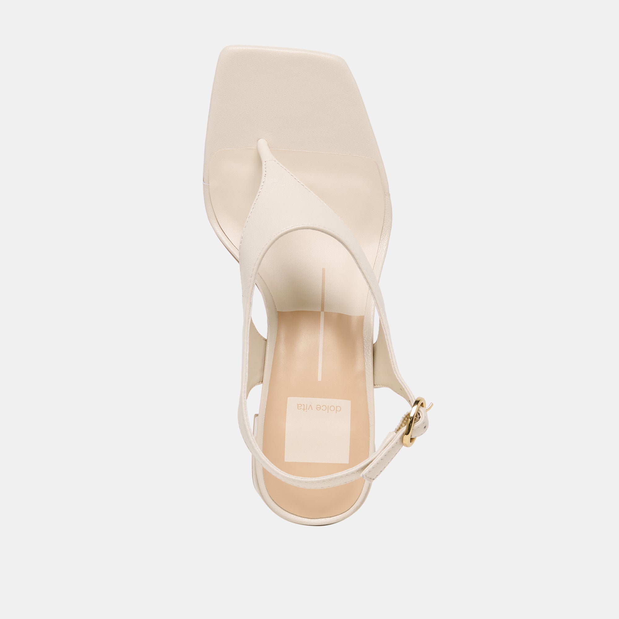 YVES HEELS IVORY LEATHER - view 8
