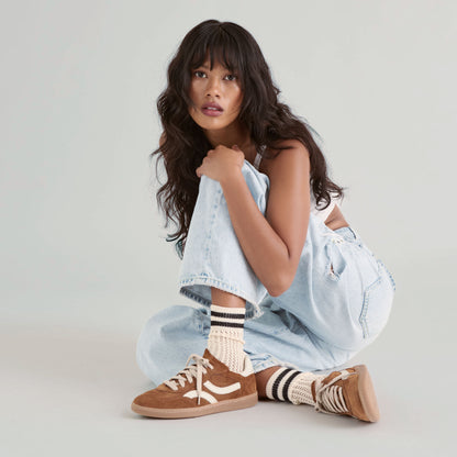 REBEL SNEAKERS PECAN SUEDE