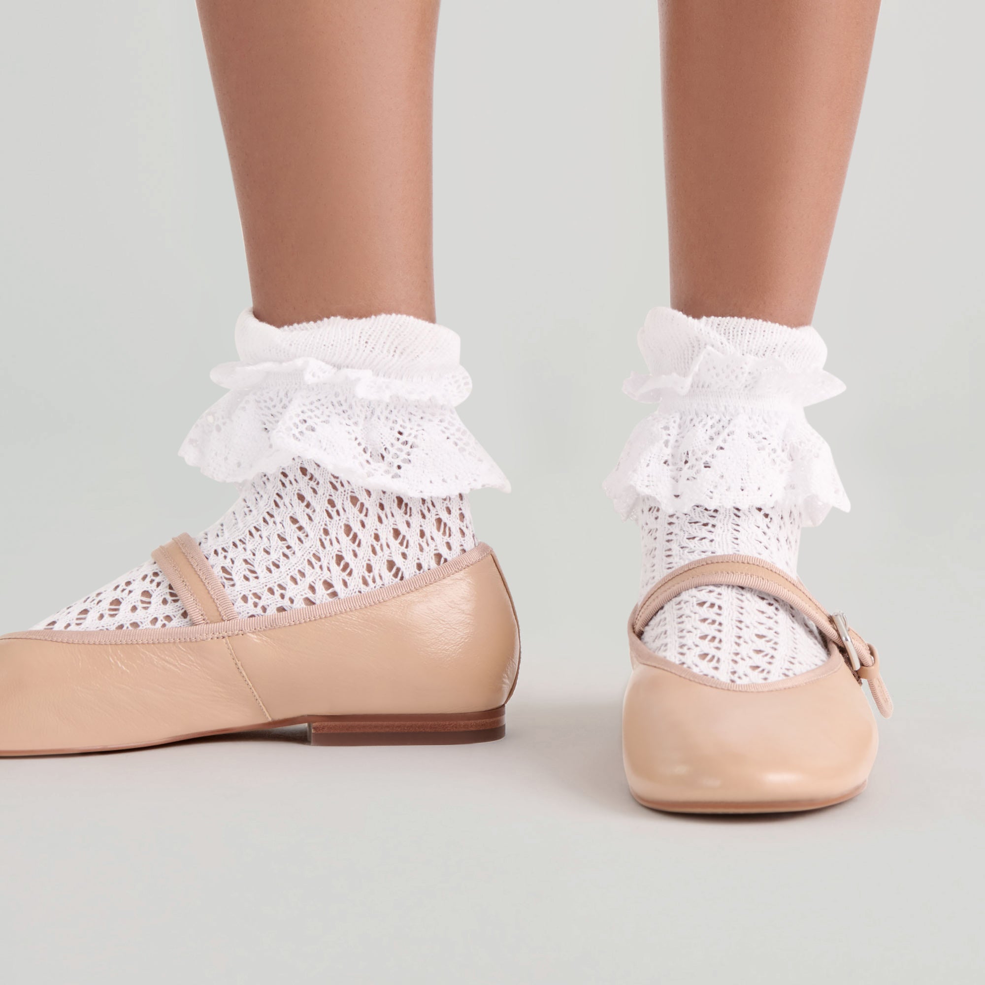 Whimsy Lace Anklet Socks in White | By Dolce Vita Whimsy Lace Anklet Socks in White | By Dolce Vita