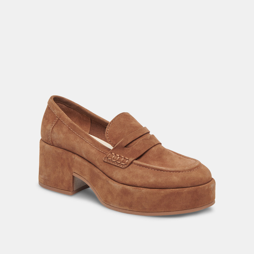 YANNI LOAFERS CHESTNUT SUEDE - image 2