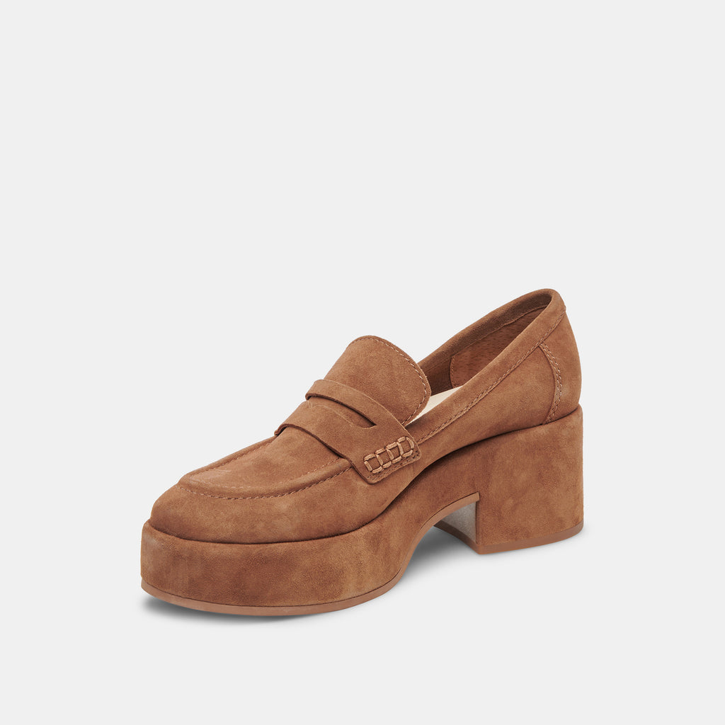 YANNI LOAFERS CHESTNUT SUEDE - image 4