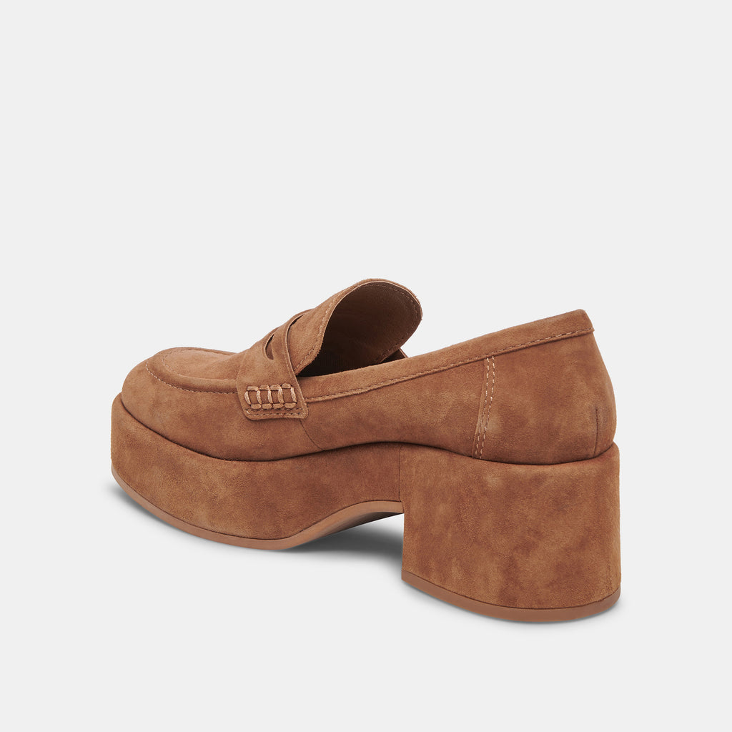 YANNI LOAFERS CHESTNUT SUEDE - image 5