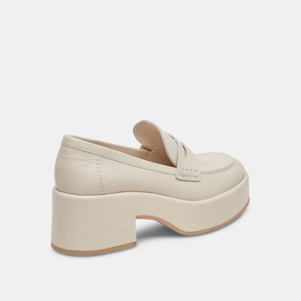 YANNI LOAFERS IVORY LEATHER - image 3