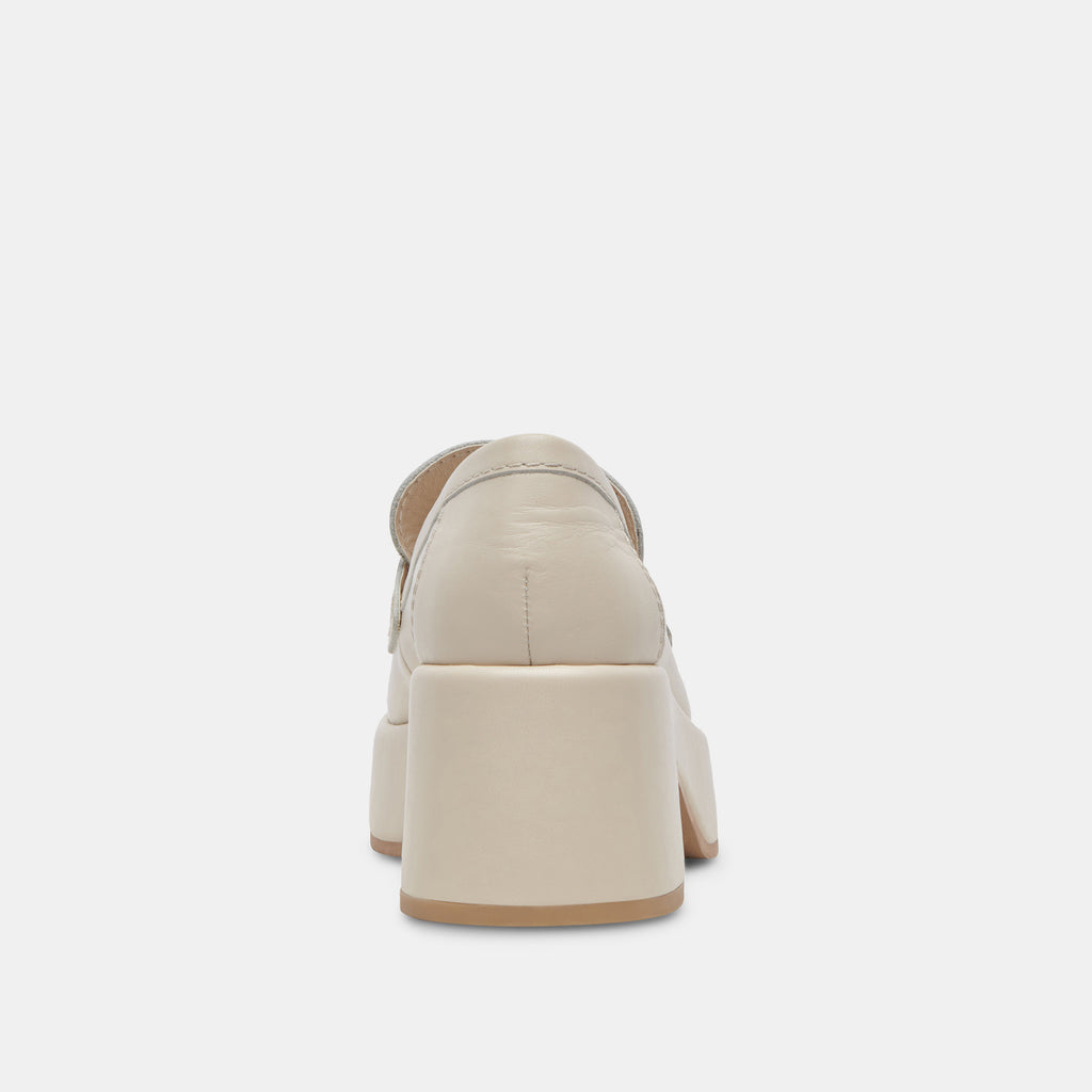 YANNI LOAFERS IVORY LEATHER - image 7