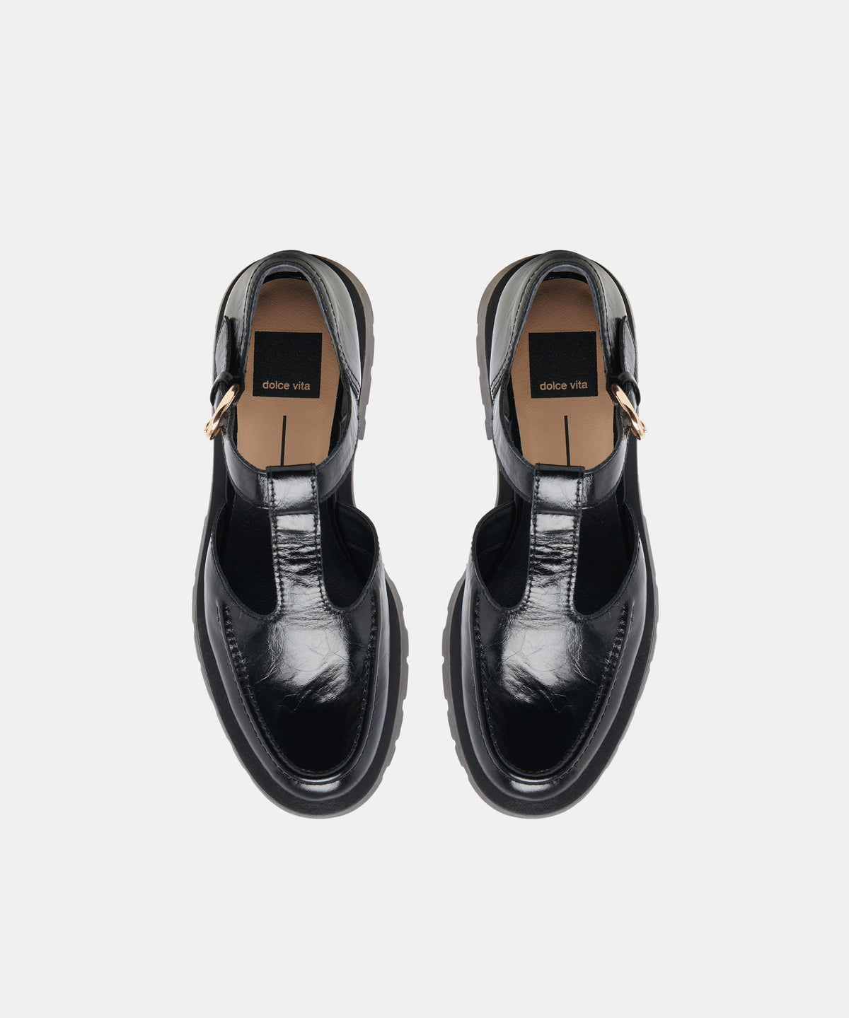 EMILIO FLATS MIDNIGHT CRINKLE PATENT LEATHER - view 4