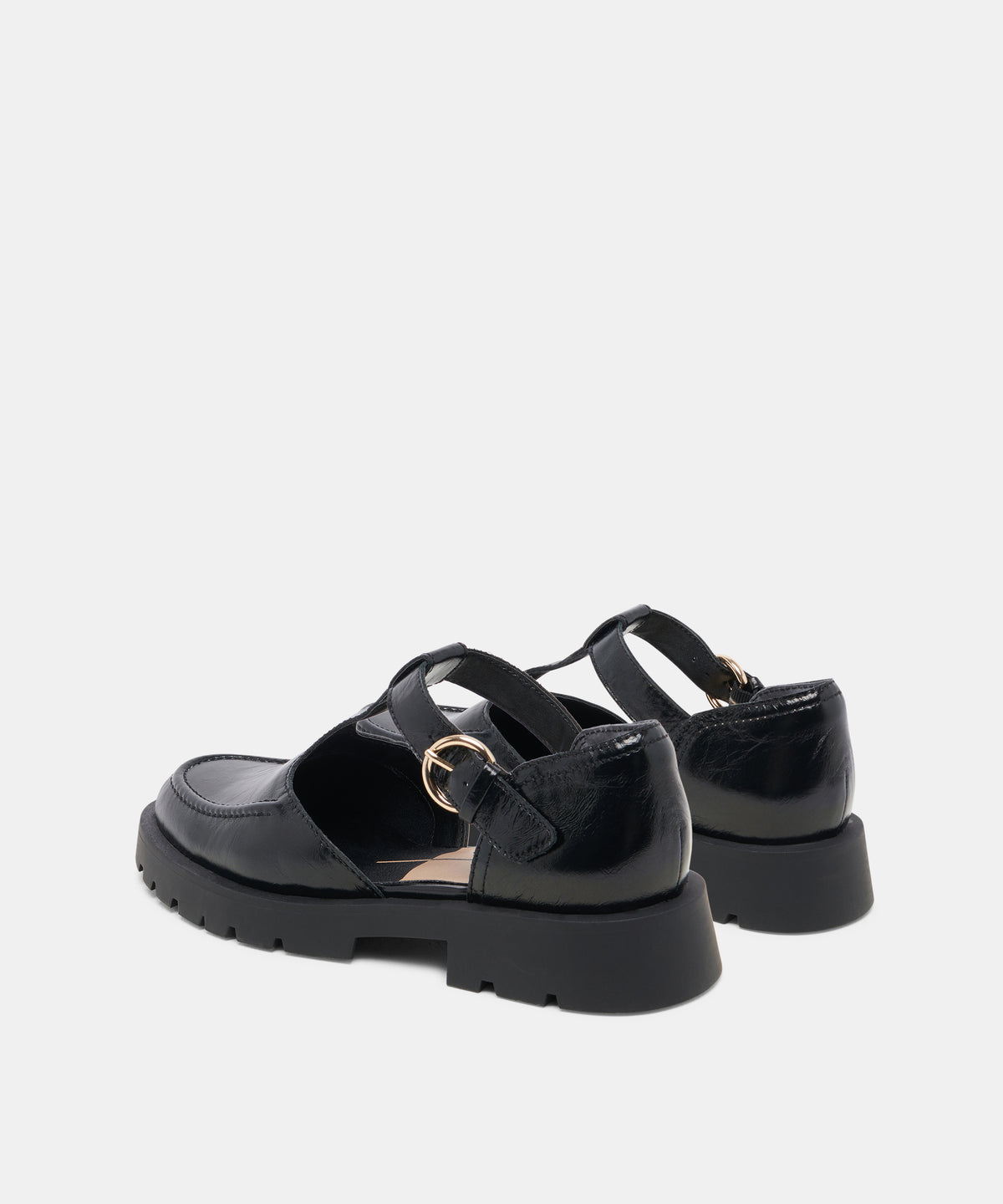 EMILIO FLATS MIDNIGHT CRINKLE PATENT LEATHER - view 5