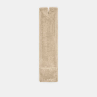 FAUX FUR SCARF STONE