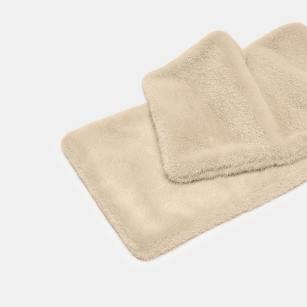 FAUX FUR SCARF STONE - view 2
