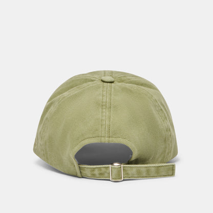 DISTRESSED BASEBALL CAP OLIVE