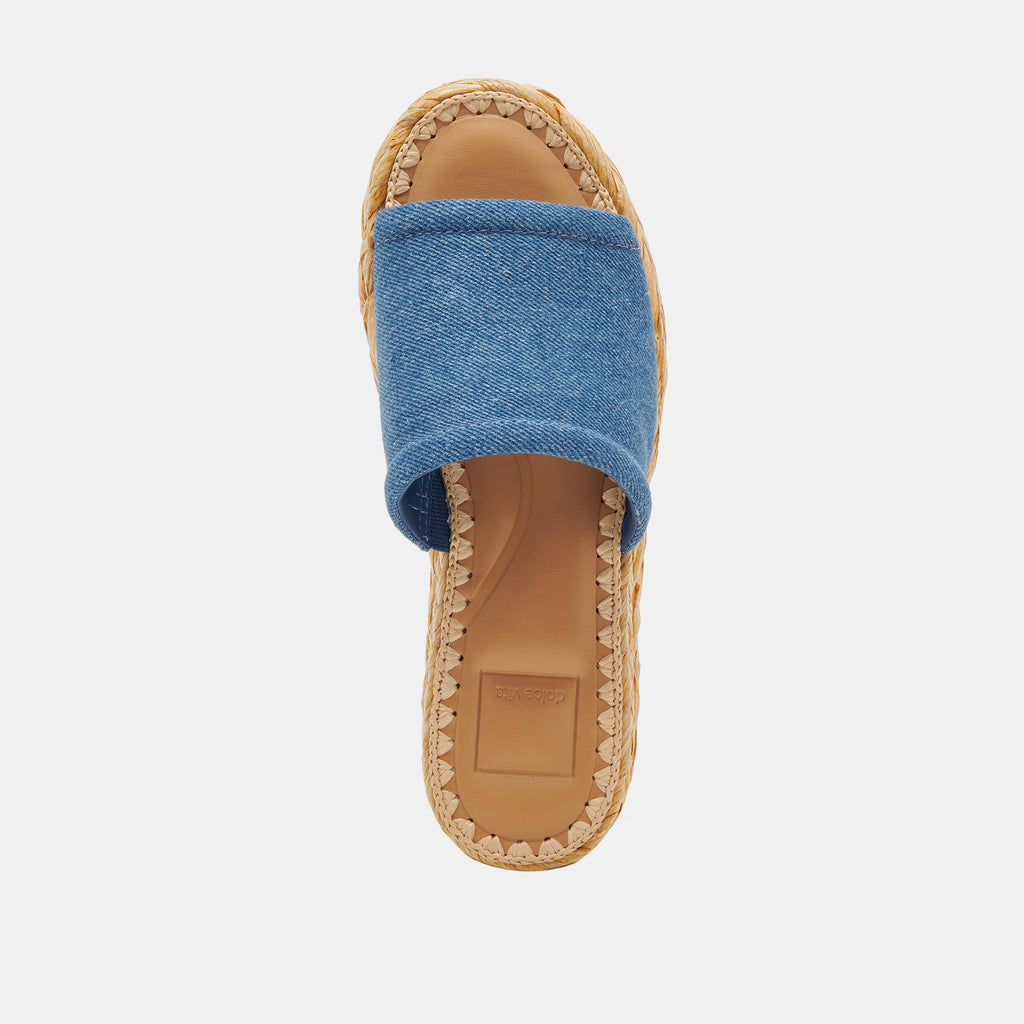 AGL - Sista Blue Jeans Slide Sandal, 115mm | Mitchell Stores