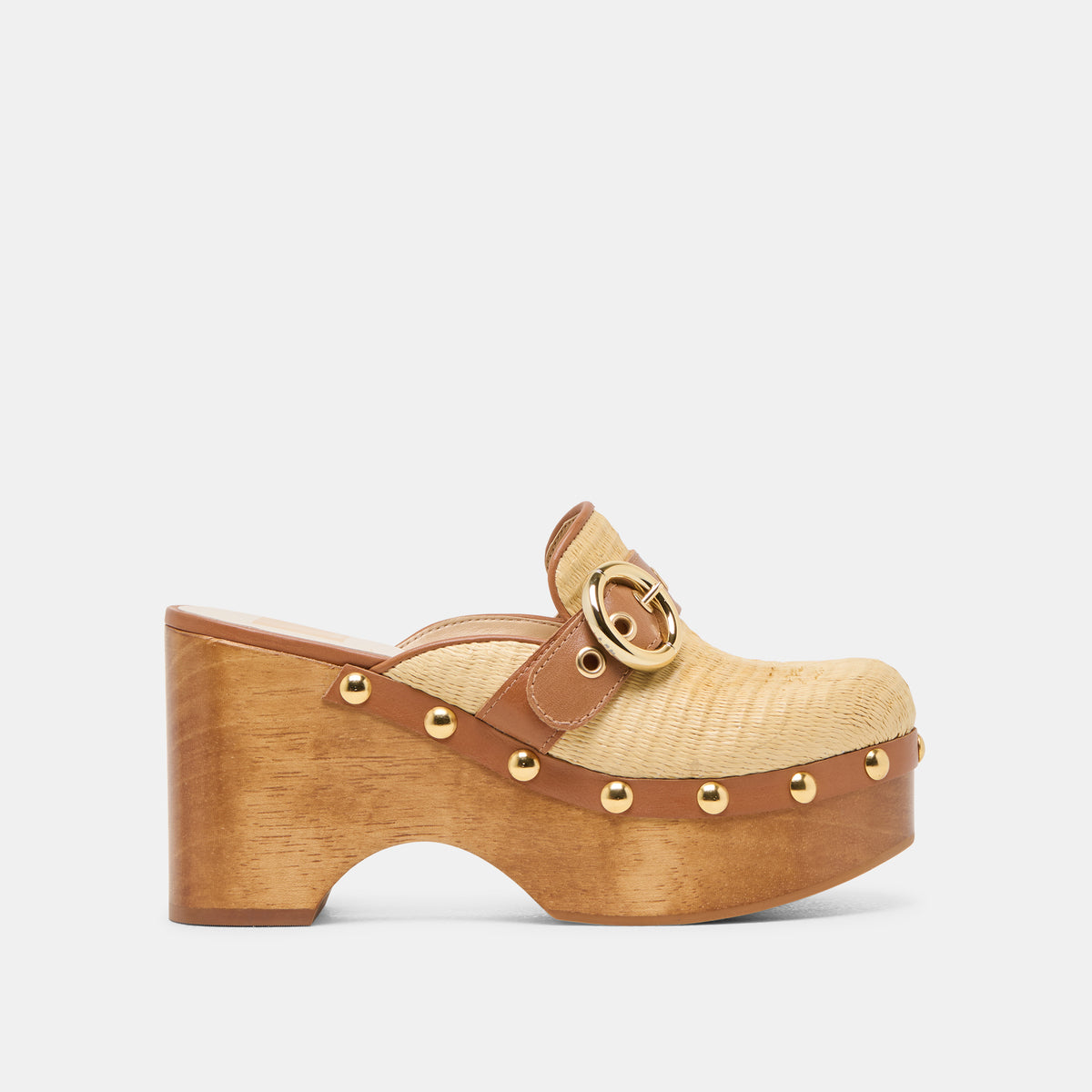 DEBRAH CLOGS LT RAFFIA