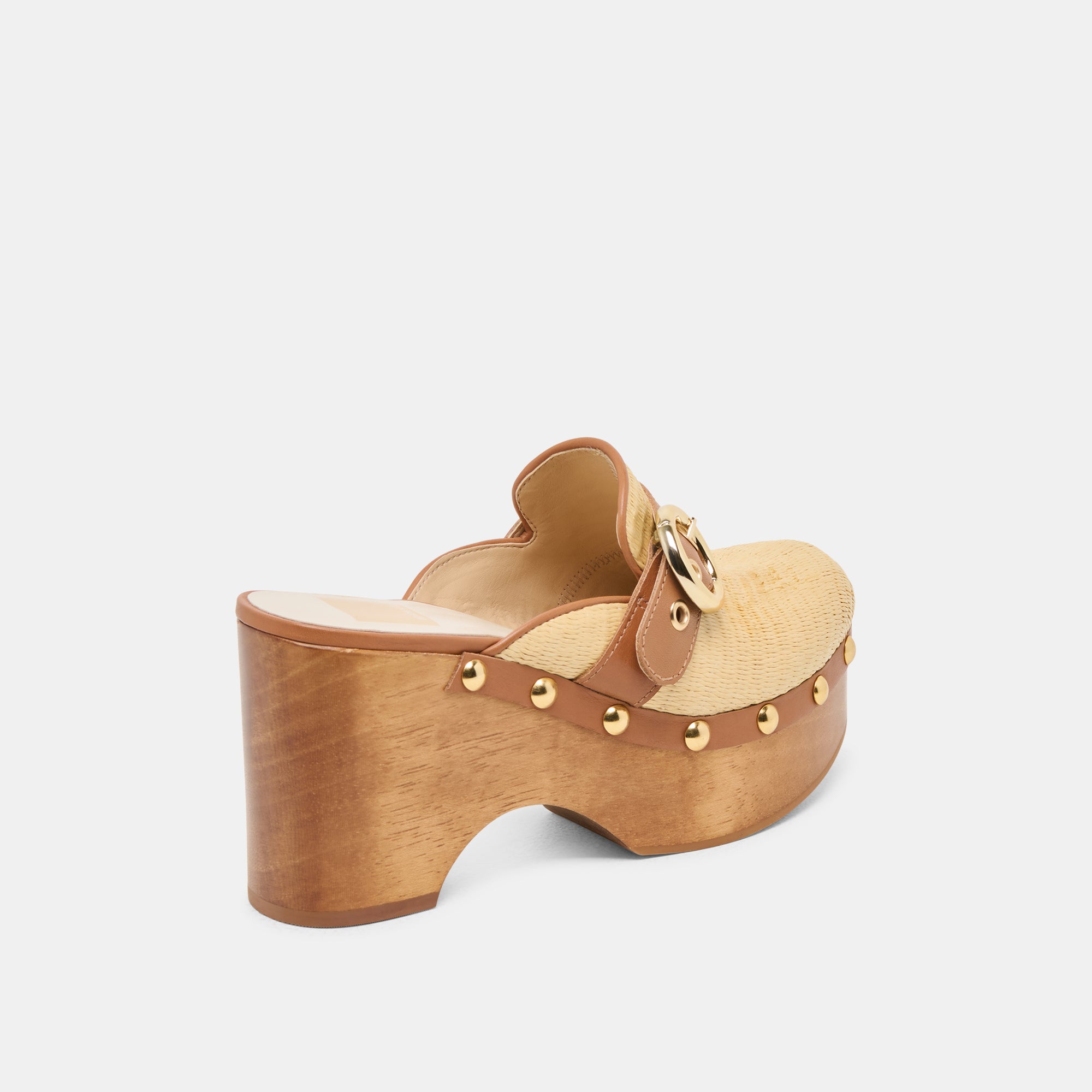 DEBRAH CLOGS LT NATURAL RAFFIA