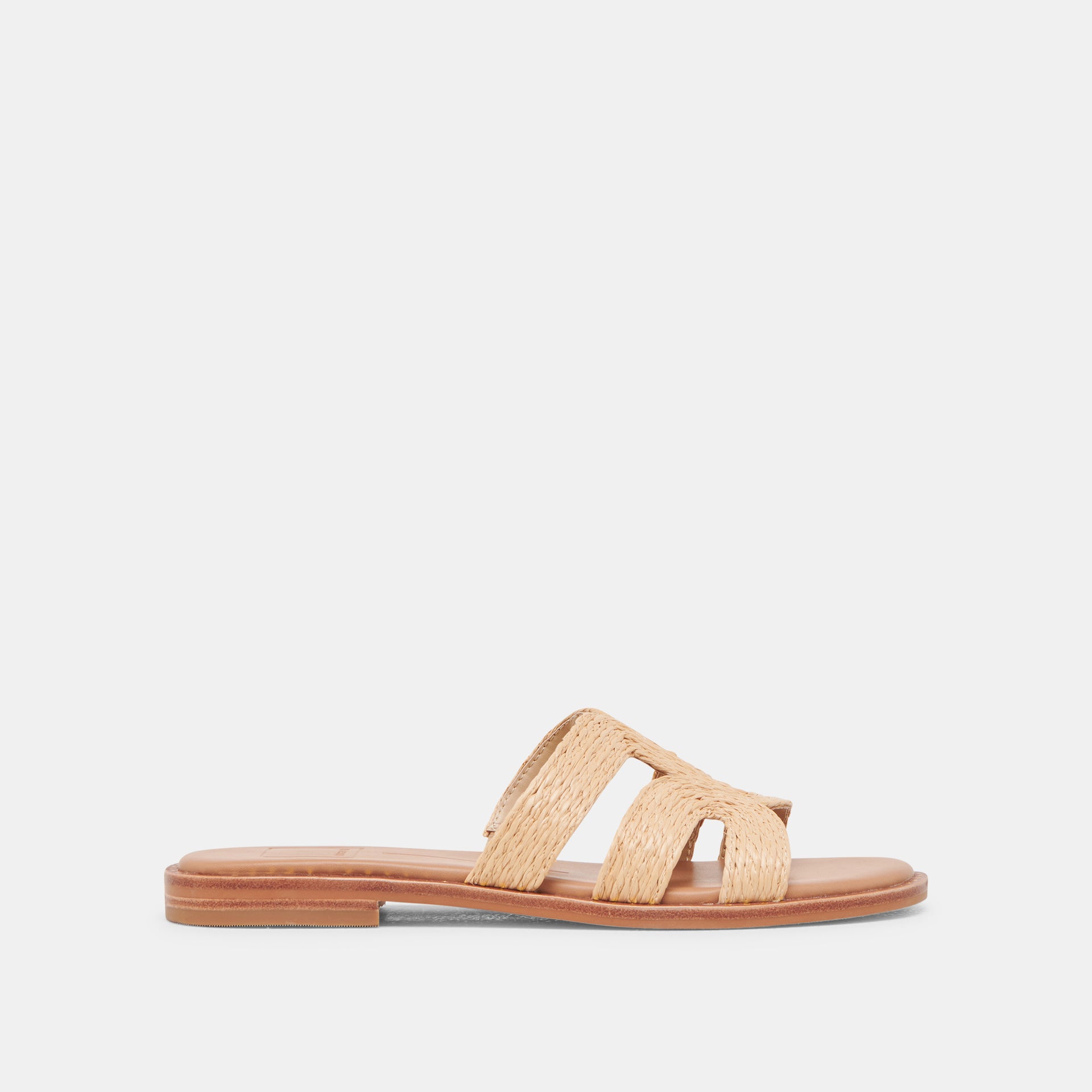 EMON WIDE SANDALS LT RAFFIA