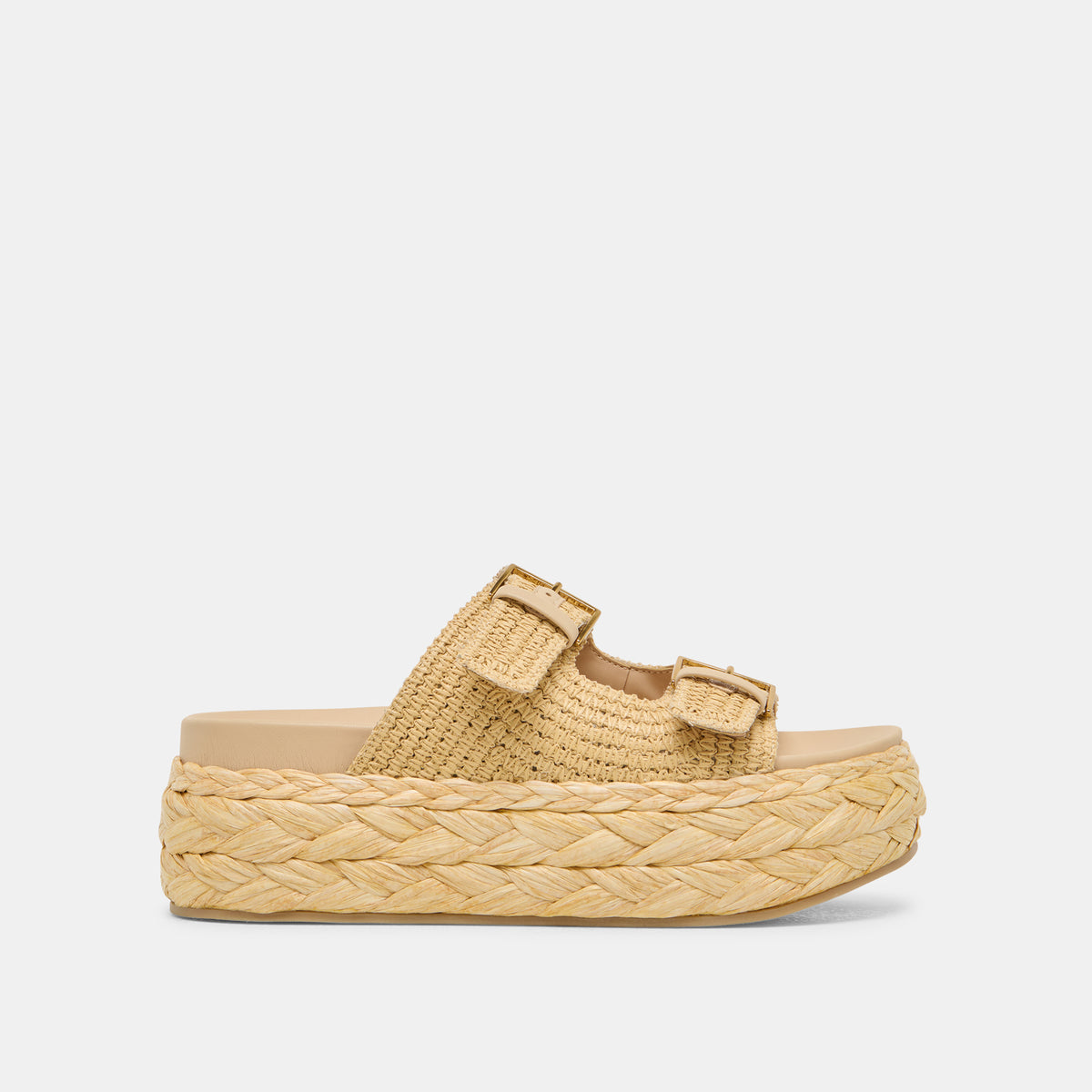 FALYN SANDALS LT WOVEN RAFFIA