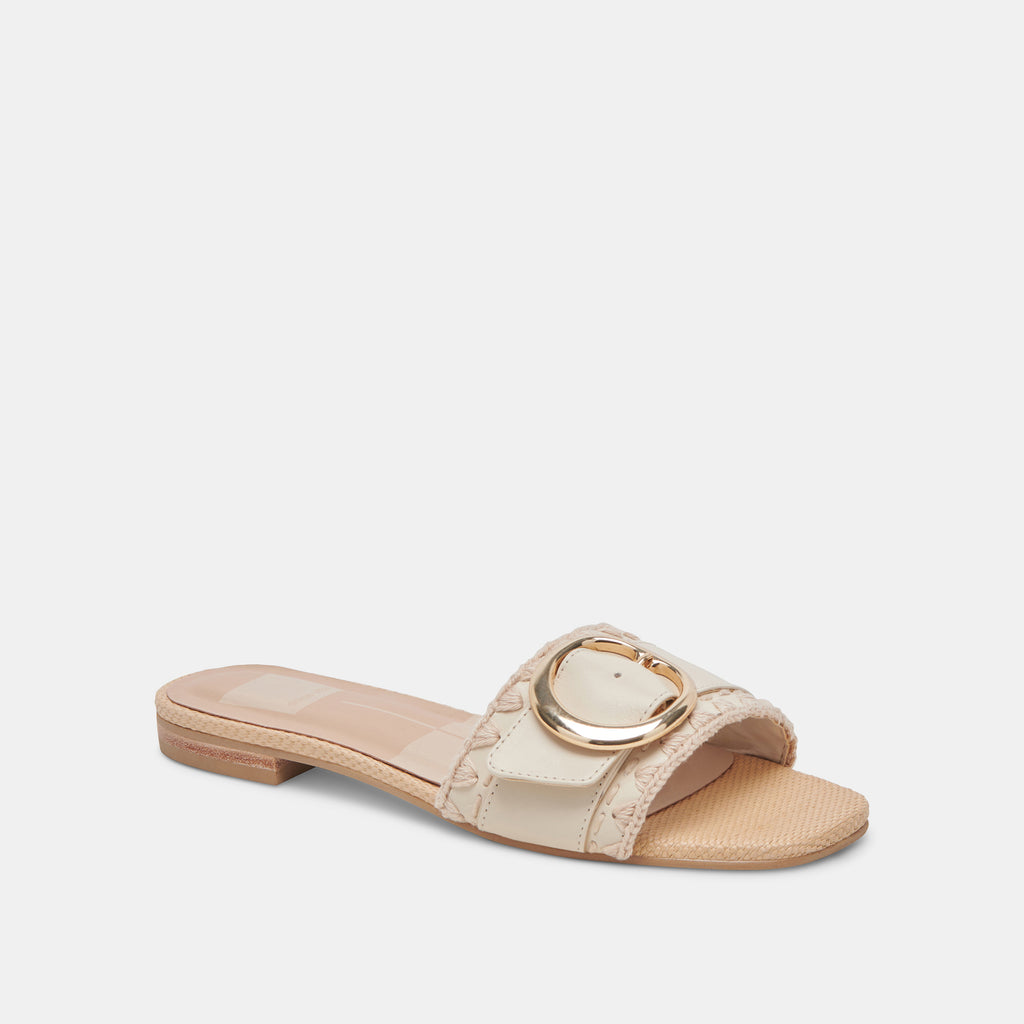GRECIA SANDALS IVORY LEATHER - image 2