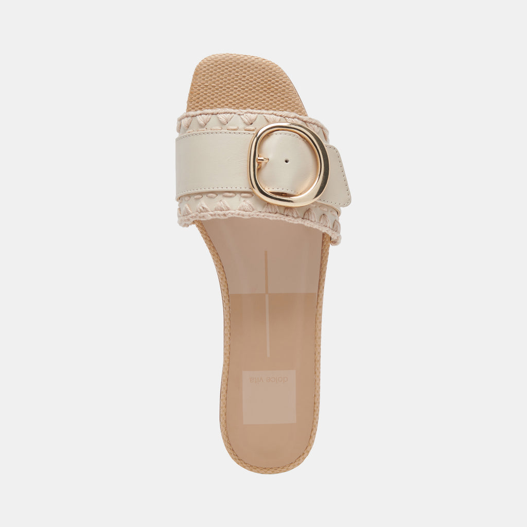 GRECIA SANDALS IVORY LEATHER - image 8
