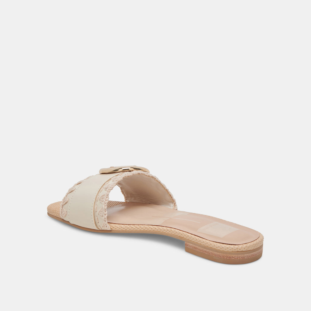 GRECIA SANDALS IVORY LEATHER - image 5