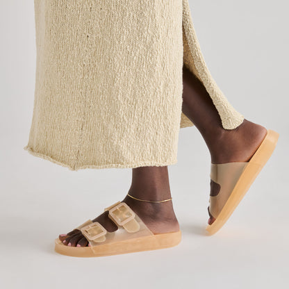 Julio Sandal in Praline Vinyl