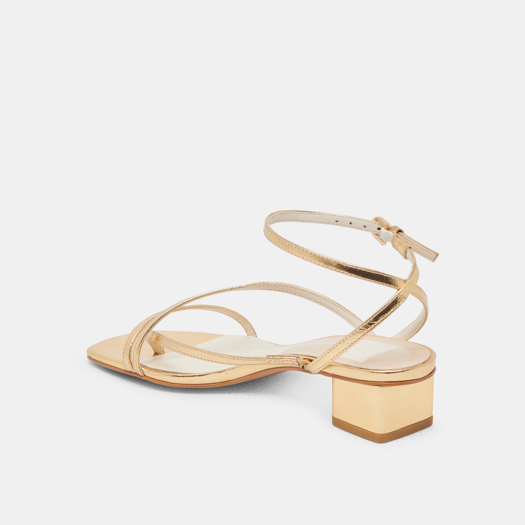 KARLOS WIDE SANDALS GOLD METALLIC STELLA