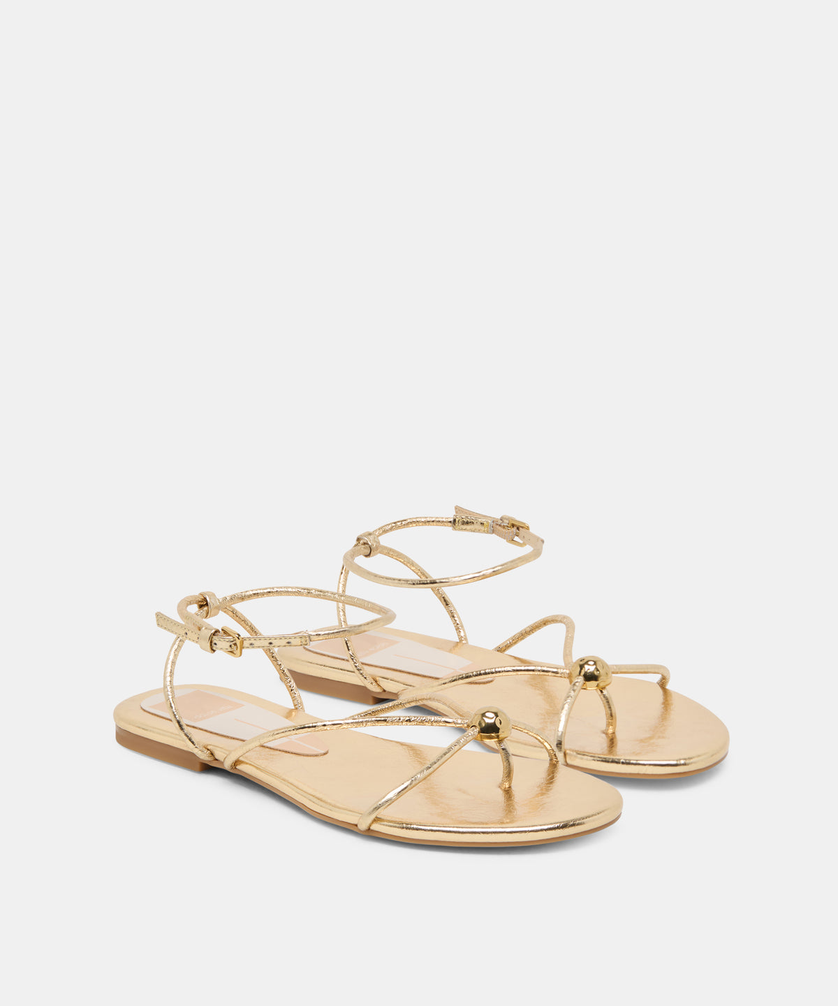 KENLEY SANDALS GOLD LEATHER - view 2