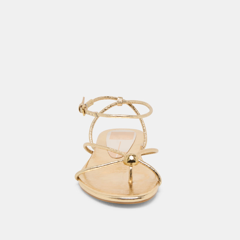 Dolce Vita Kenley Sandals - Gold Leather