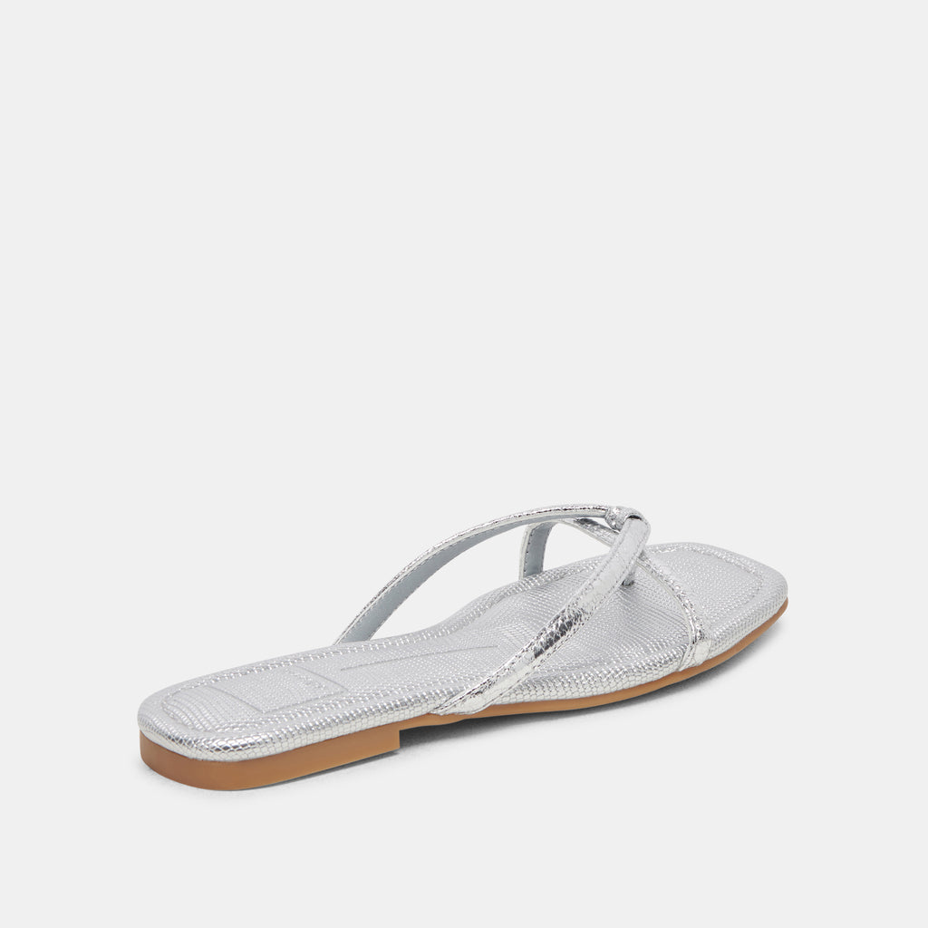 LUCCA SANDALS SILVER DISTRESSED STELLA - image 3