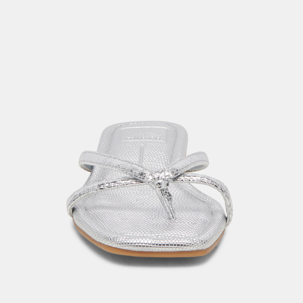 LUCCA SANDALS SILVER DISTRESSED STELLA - image 6