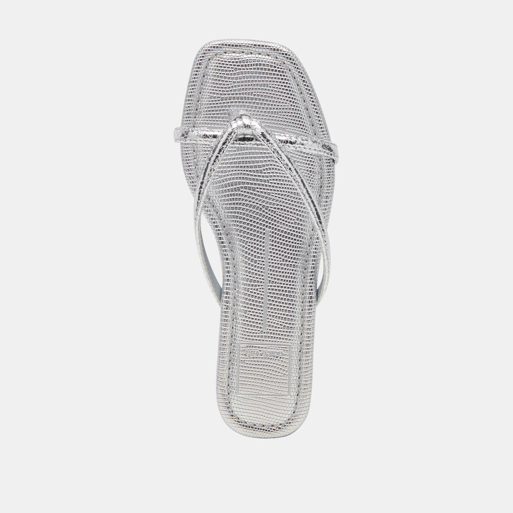 LUCCA SANDALS SILVER DISTRESSED STELLA - image 8