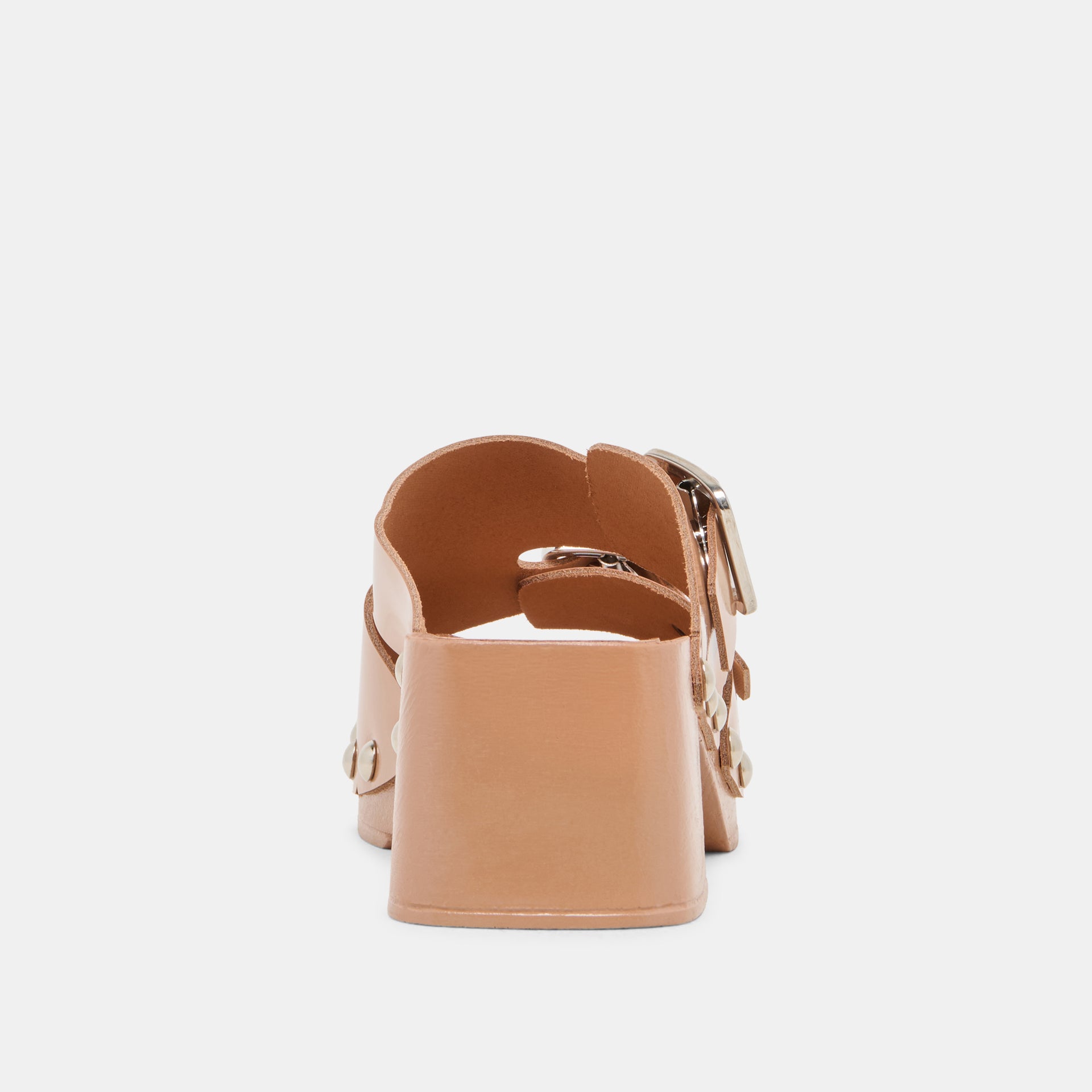 Valenta Dark Tan Fabric Heels (Natural-Dk Tan) main image 1