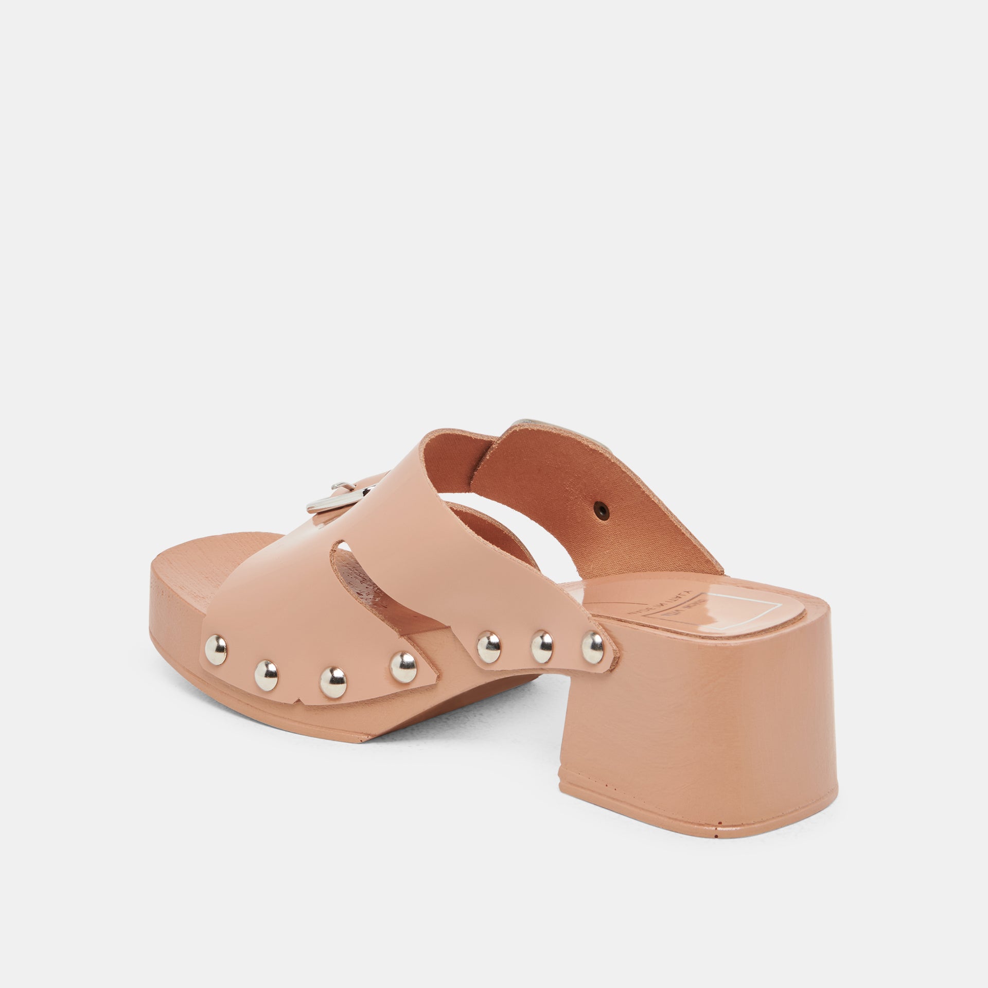 Valenta Dark Tan Fabric Heels (Natural-Dk Tan) main image 0