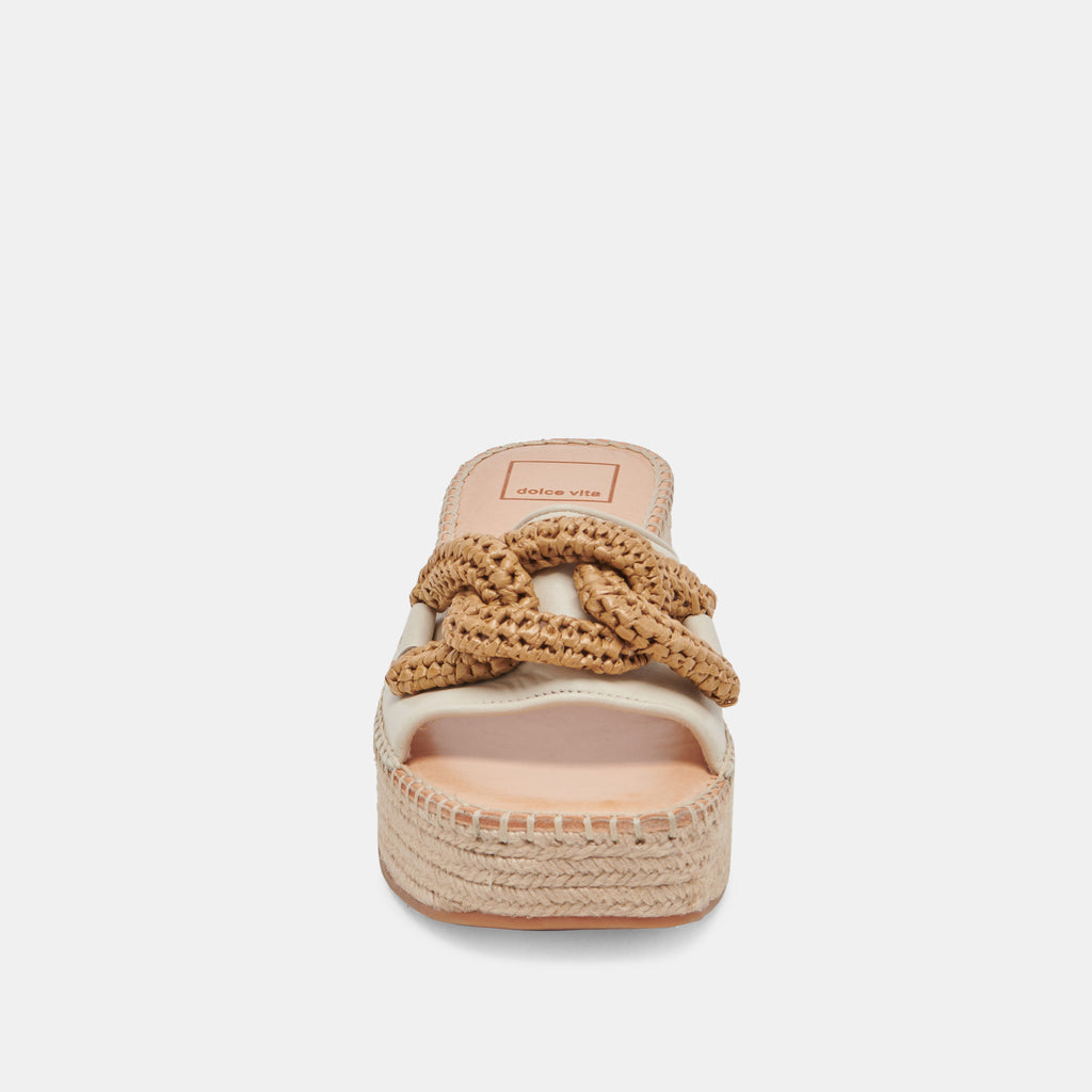 NARNIA SANDALS IVORY LEATHER - image 6