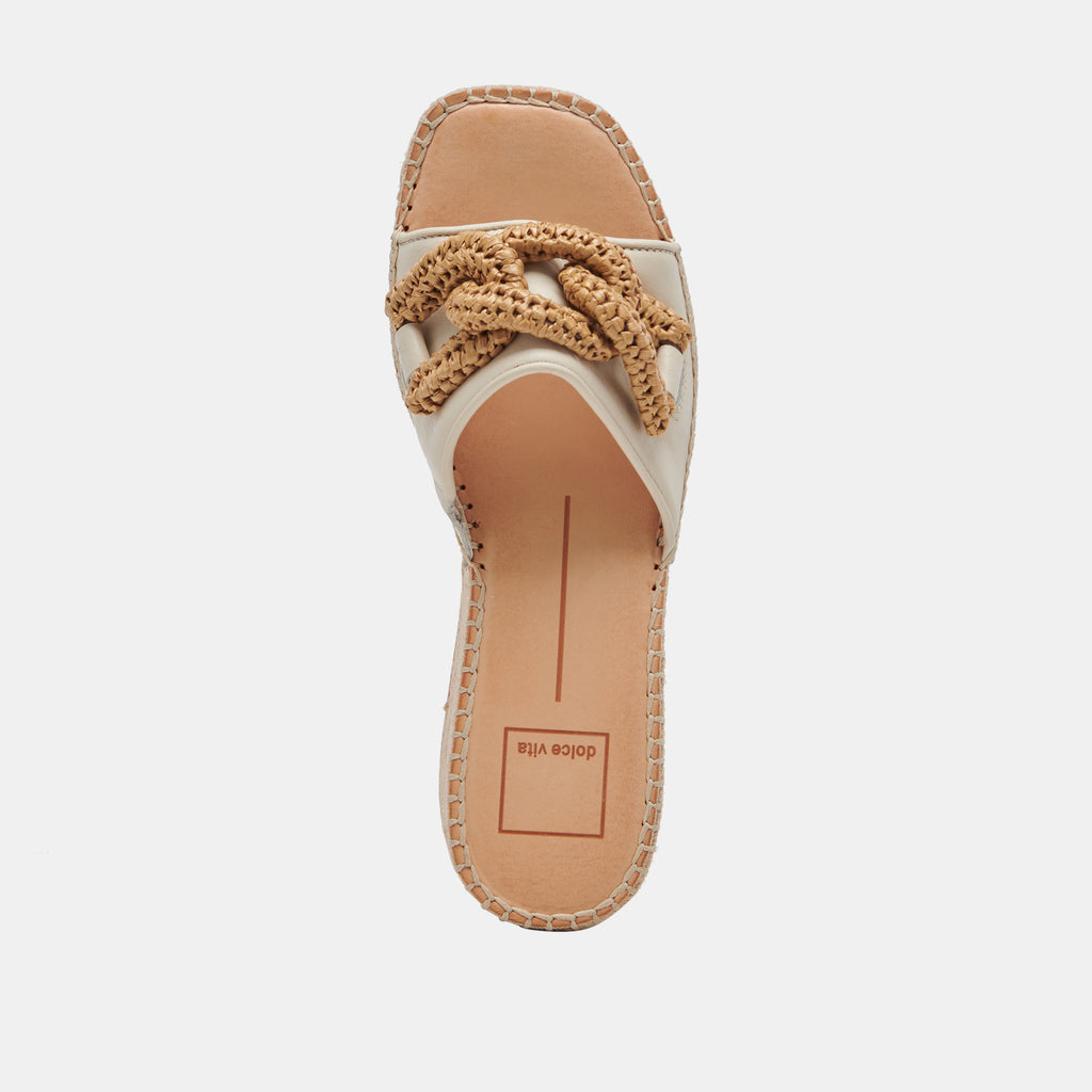 NARNIA SANDALS IVORY LEATHER - image 8